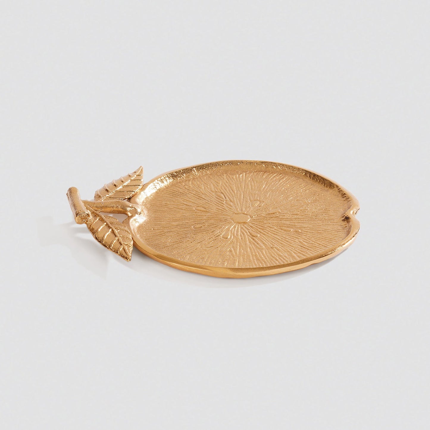 Gold Orange Textured Decorative Platter