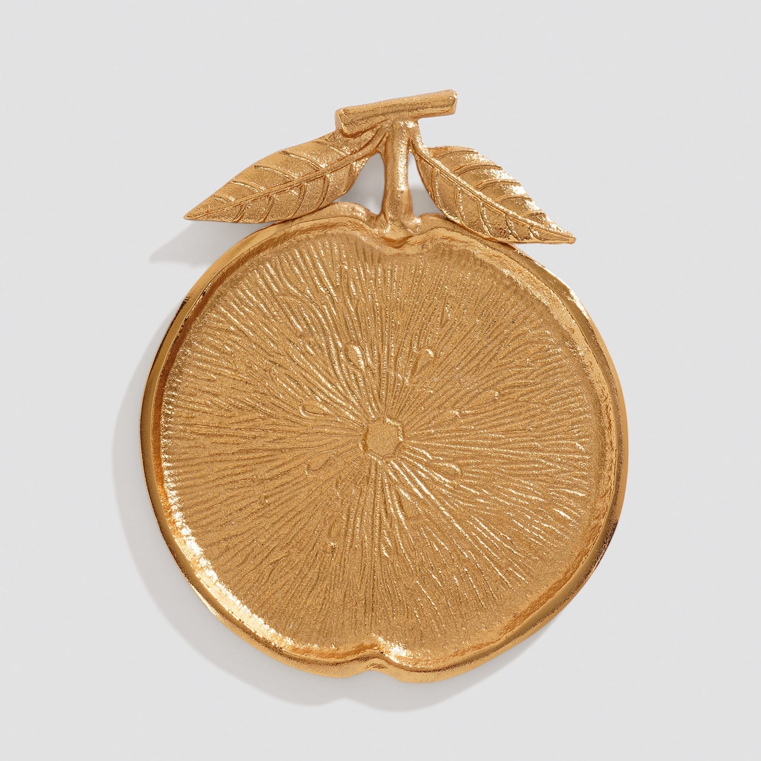 Gold Orange Textured Decorative Platter