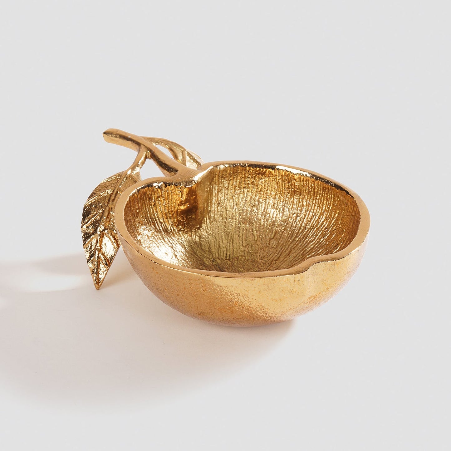 Gold Orange Textured Decorative Bowl