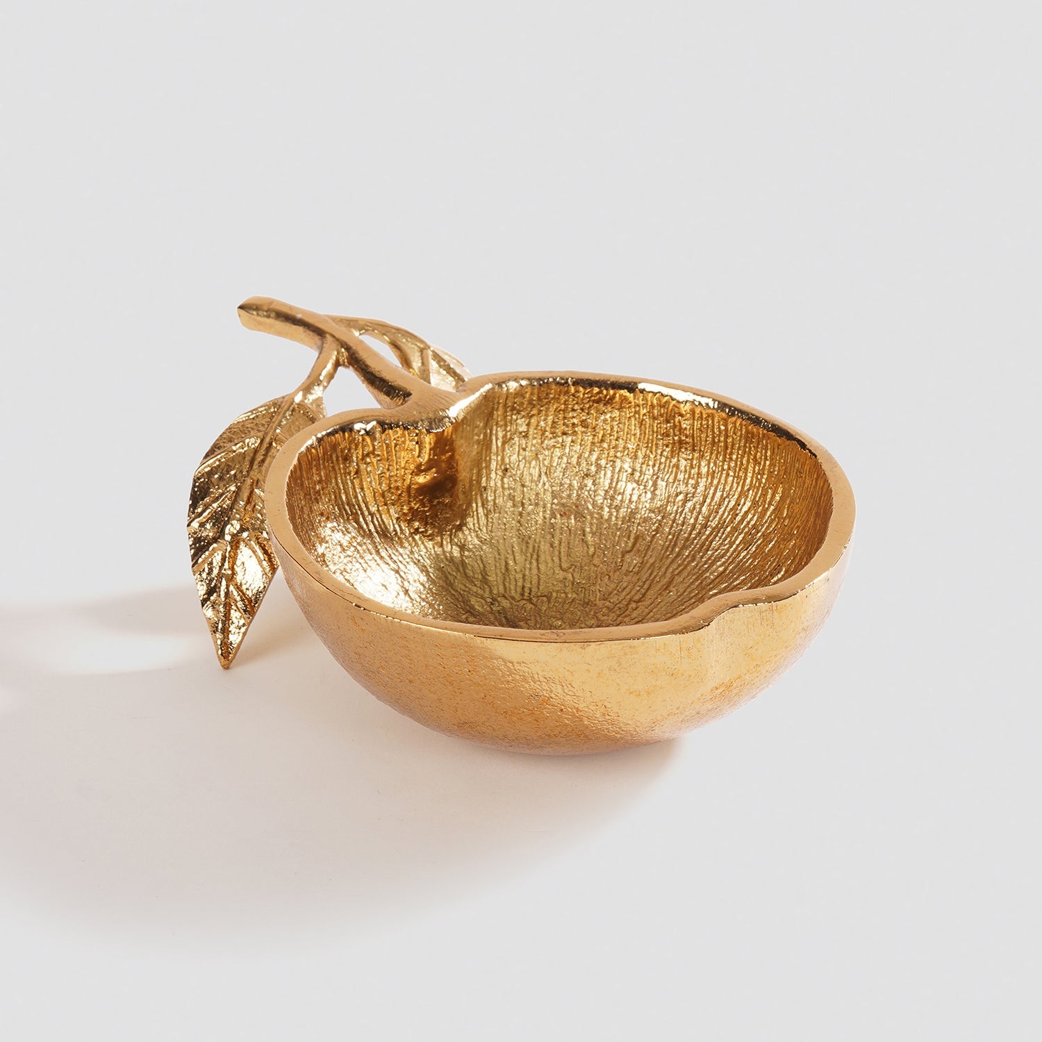 Gold Orange Textured Decorative Bowl