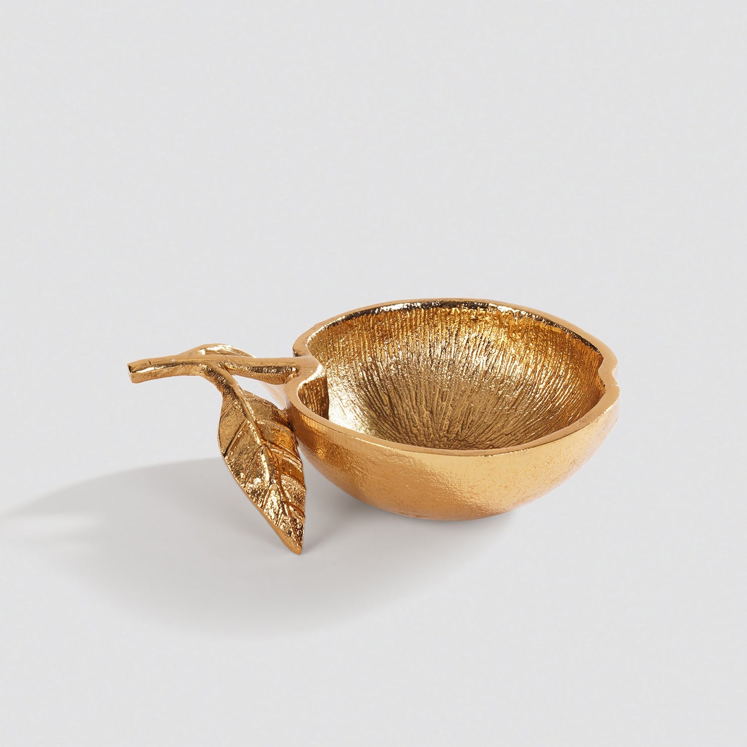 Gold Orange Textured Decorative Bowl