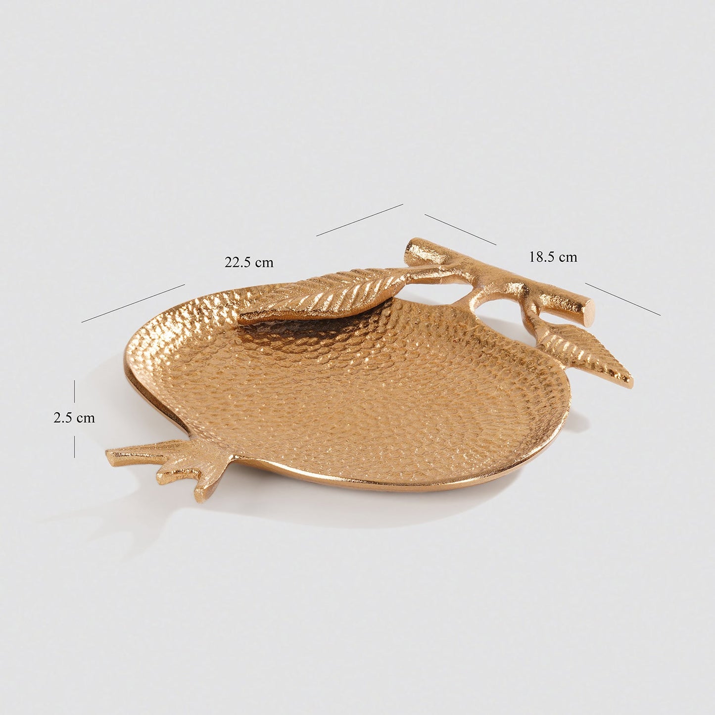 Pomegranate Textured Decorative Platter