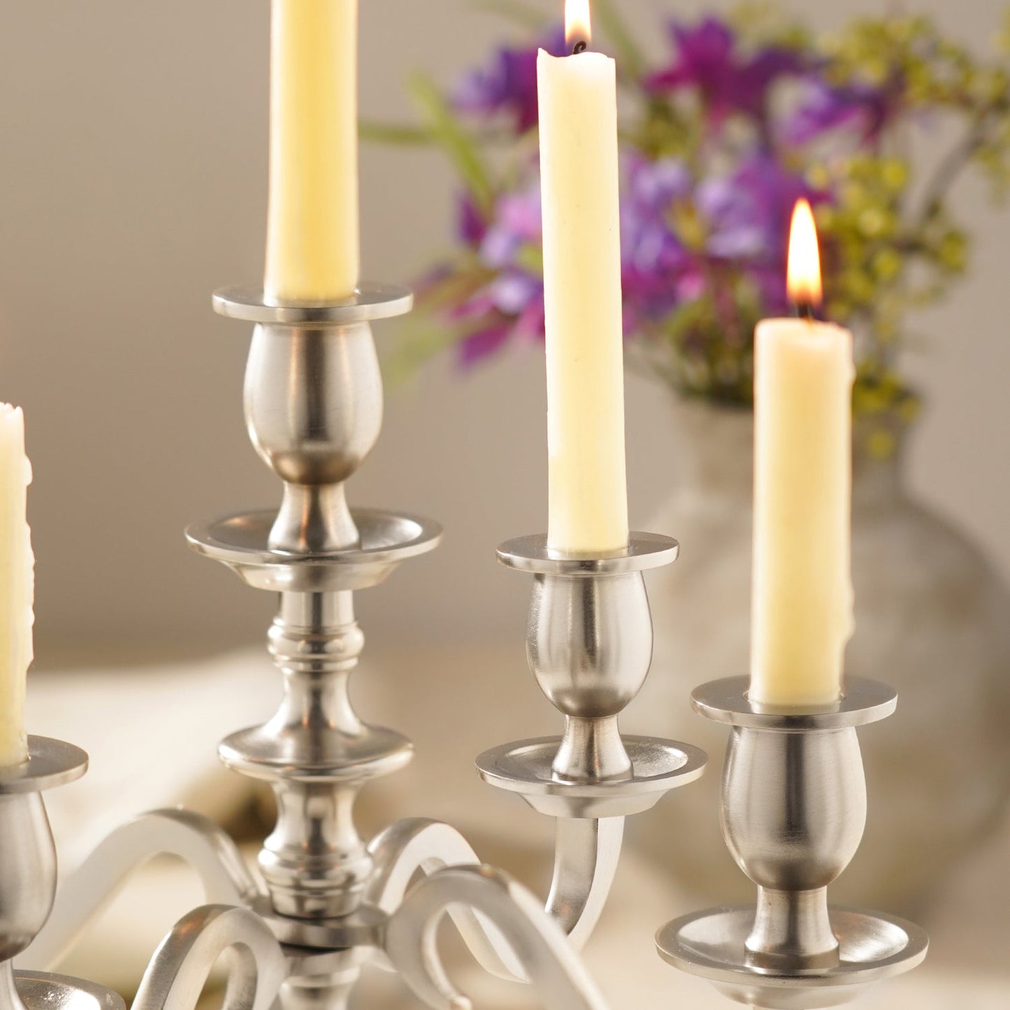 Silver 5 Arm Candelabra