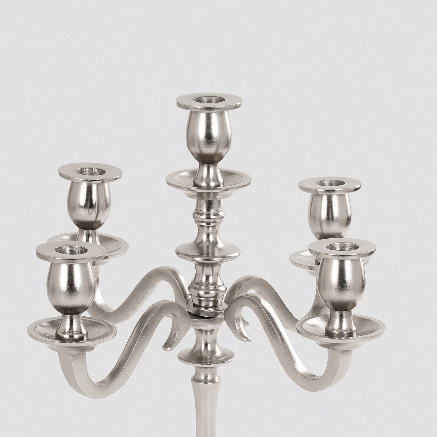 Silver 5 Arm Candelabra