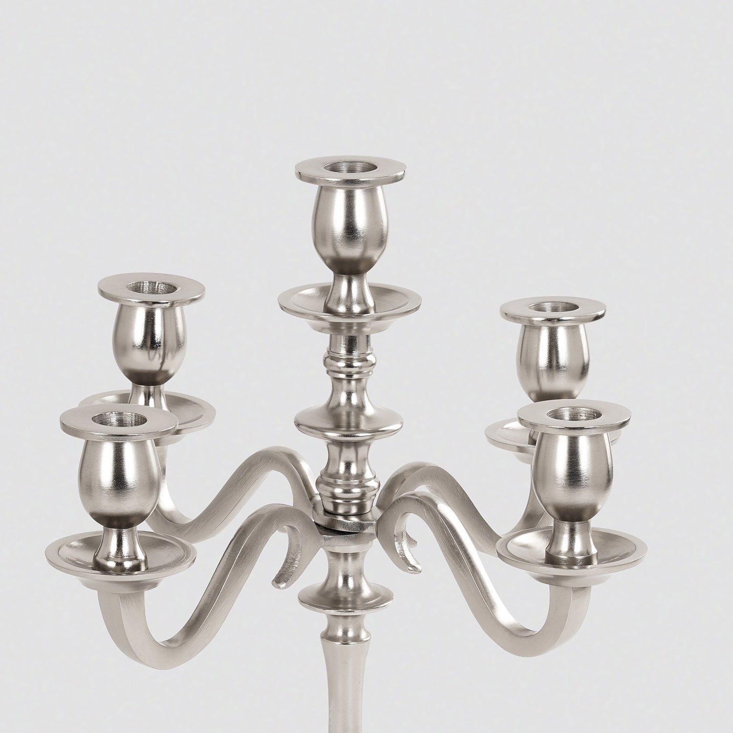 Silver 5 Arm Candelabra