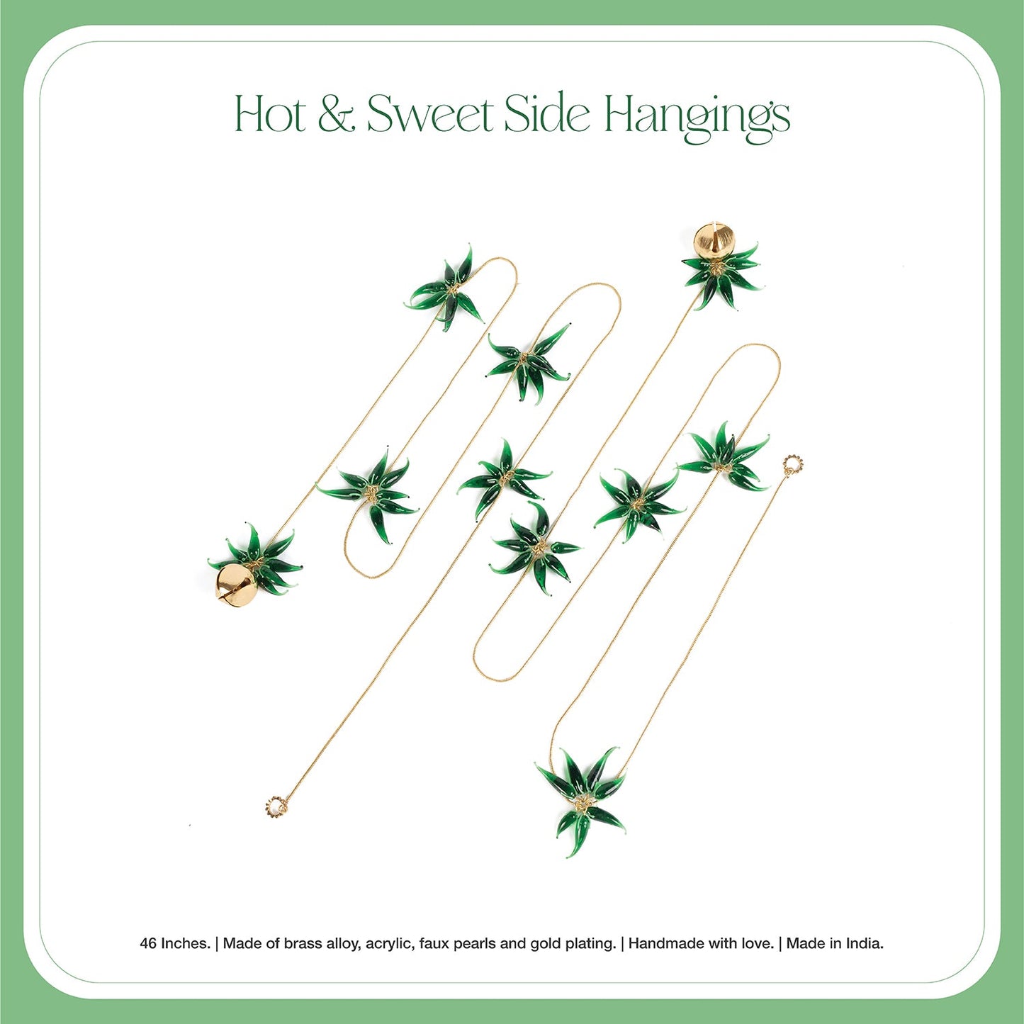 Set of 2 Hot & Sweet Side Hangings