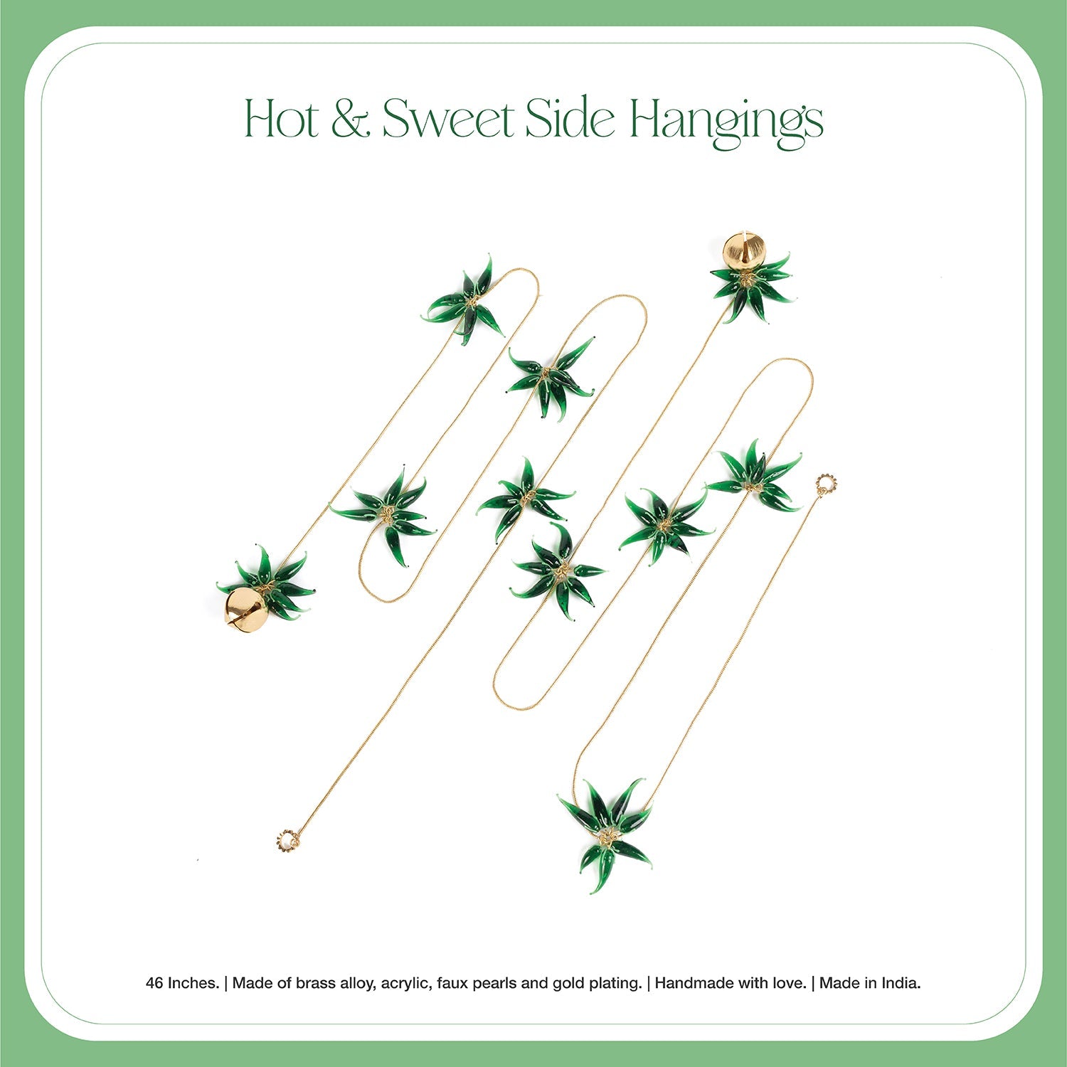 Set of 2 Hot & Sweet Side Hangings