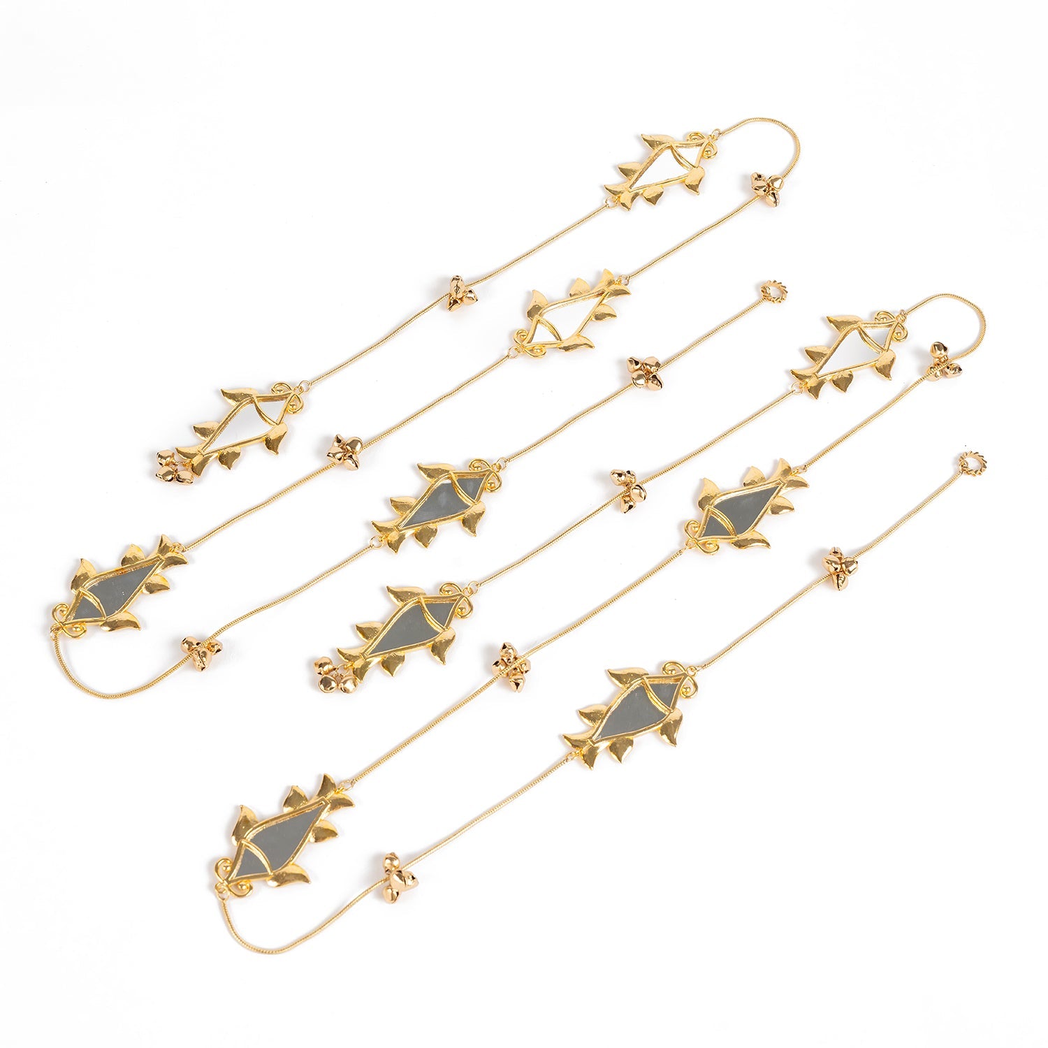 Set of 2 Darpan Meen Side Hangings