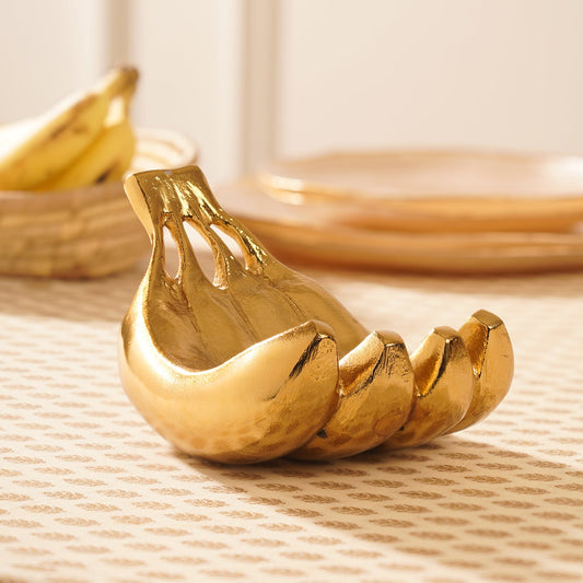 Gold Metal Banana Decor Accent
