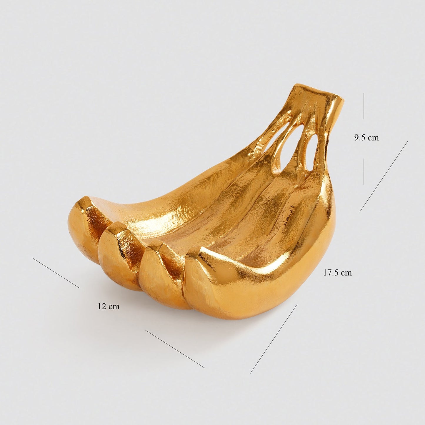 Gold Metal Banana Decor Accent