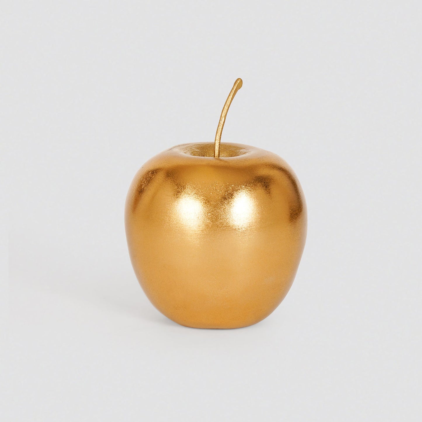 Gold Metal Apple Decor Accent