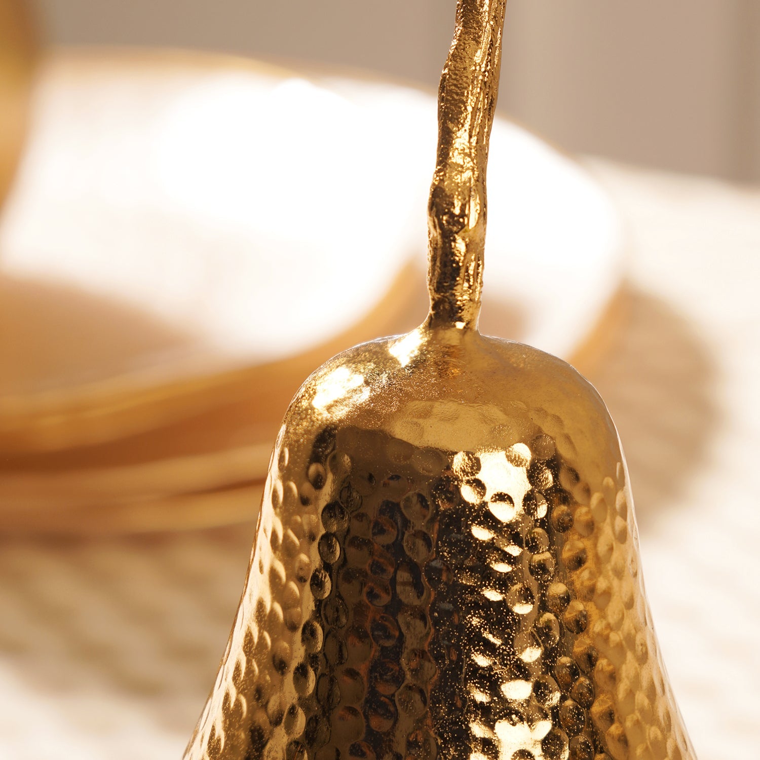 Gold Metal Pear Decor Accent