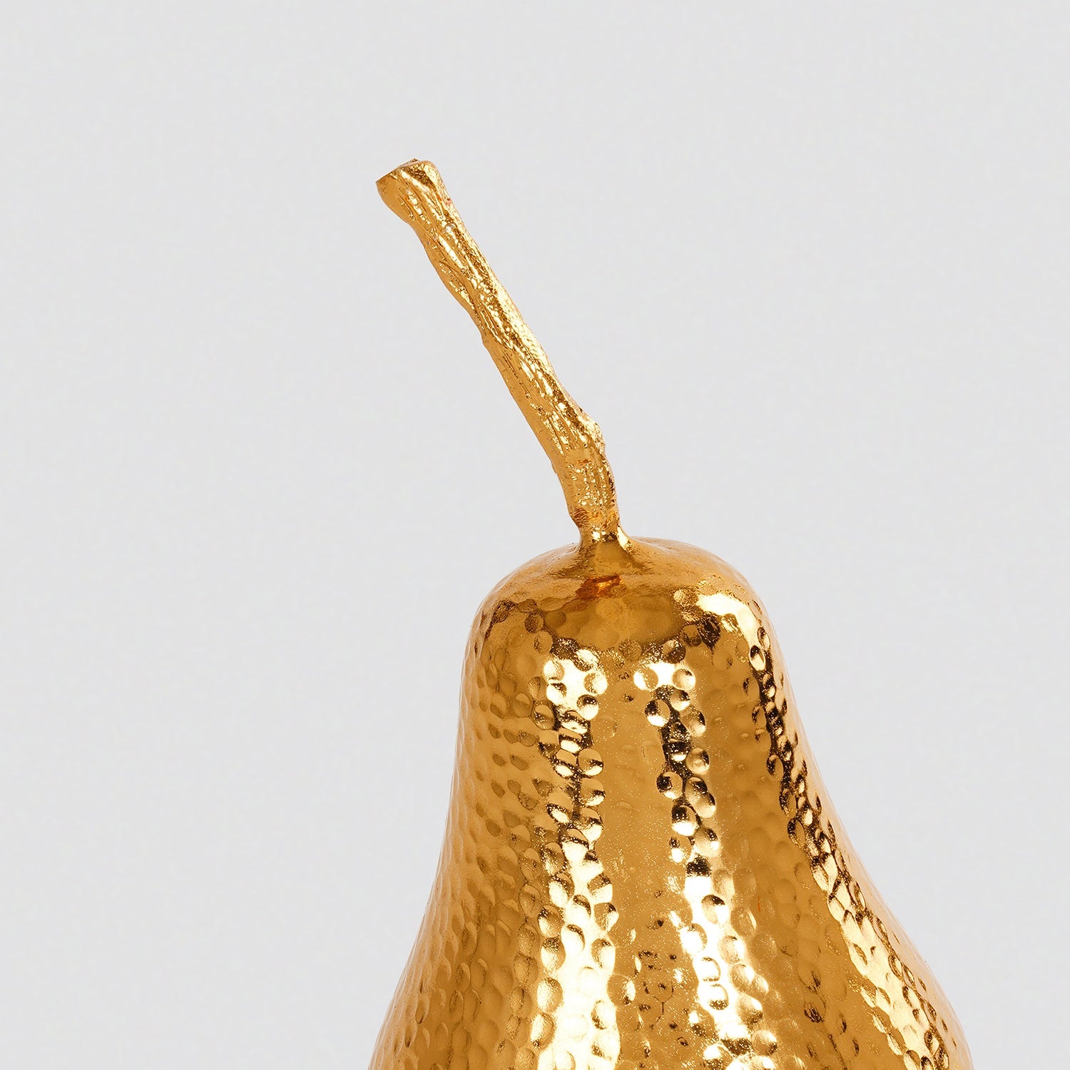 Gold Metal Pear Decor Accent