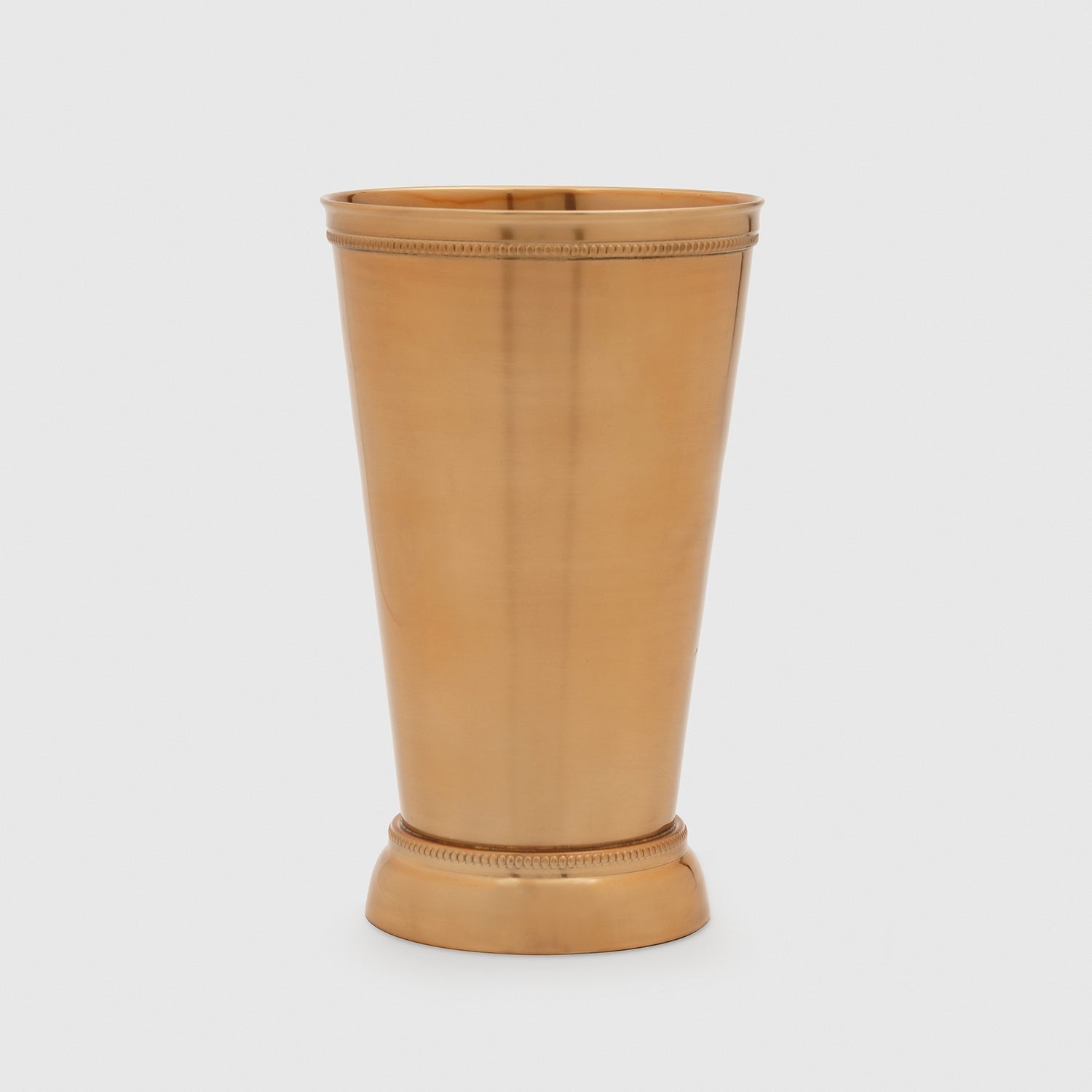 Gold Stainless Steel Cone Shaped Vase - Small