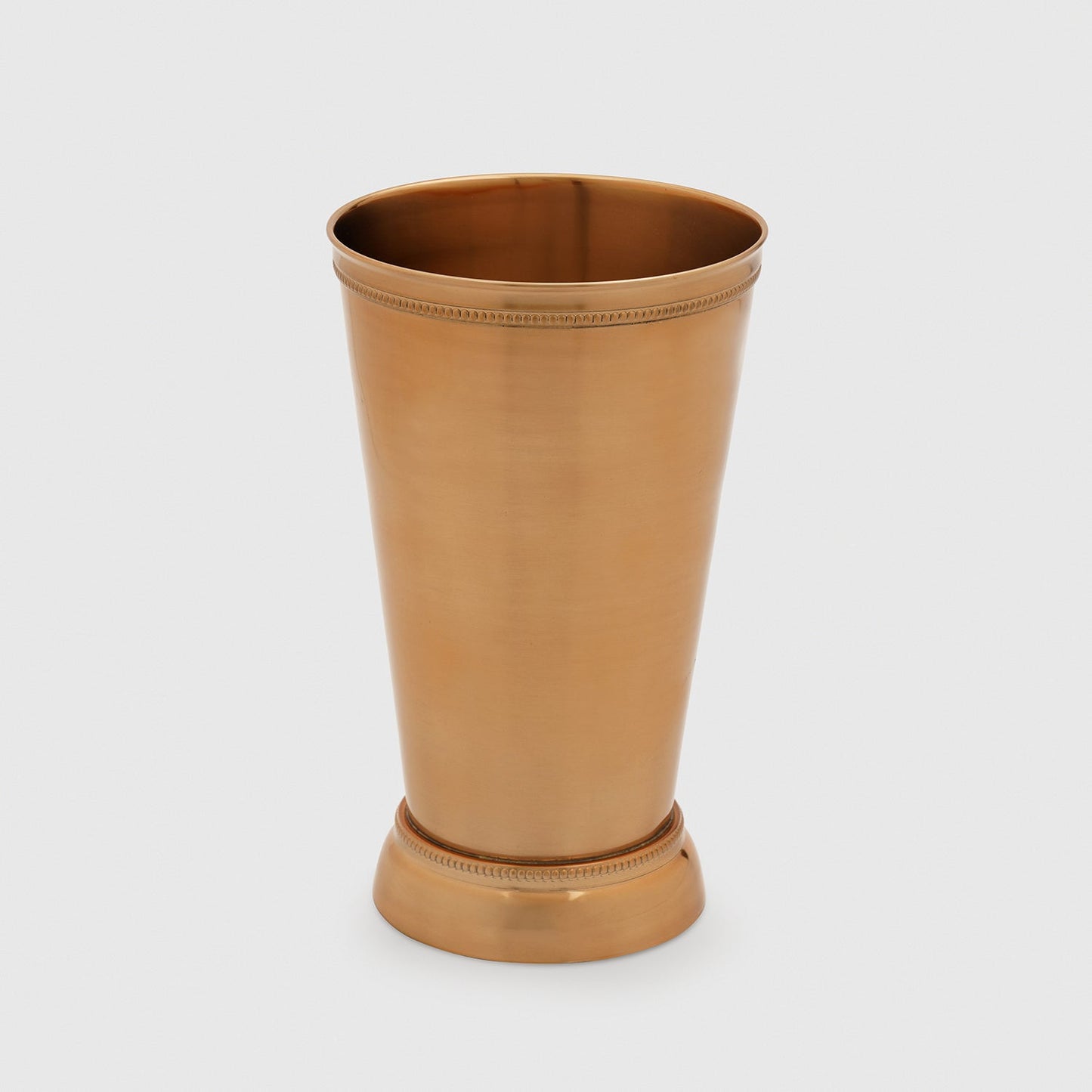 Gold Stainless Steel Cone Shaped Vase - Small