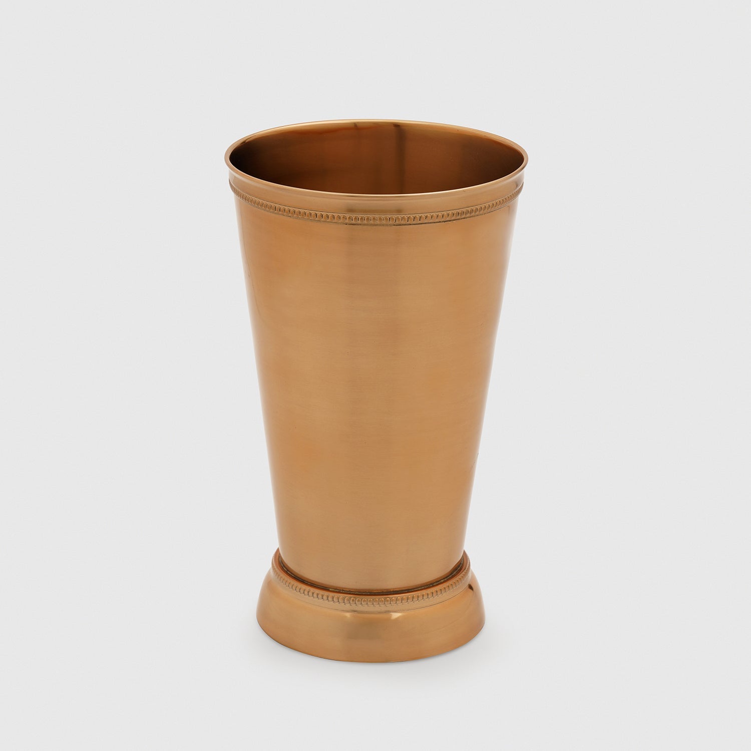 Gold Stainless Steel Cone Shaped Vase - Small