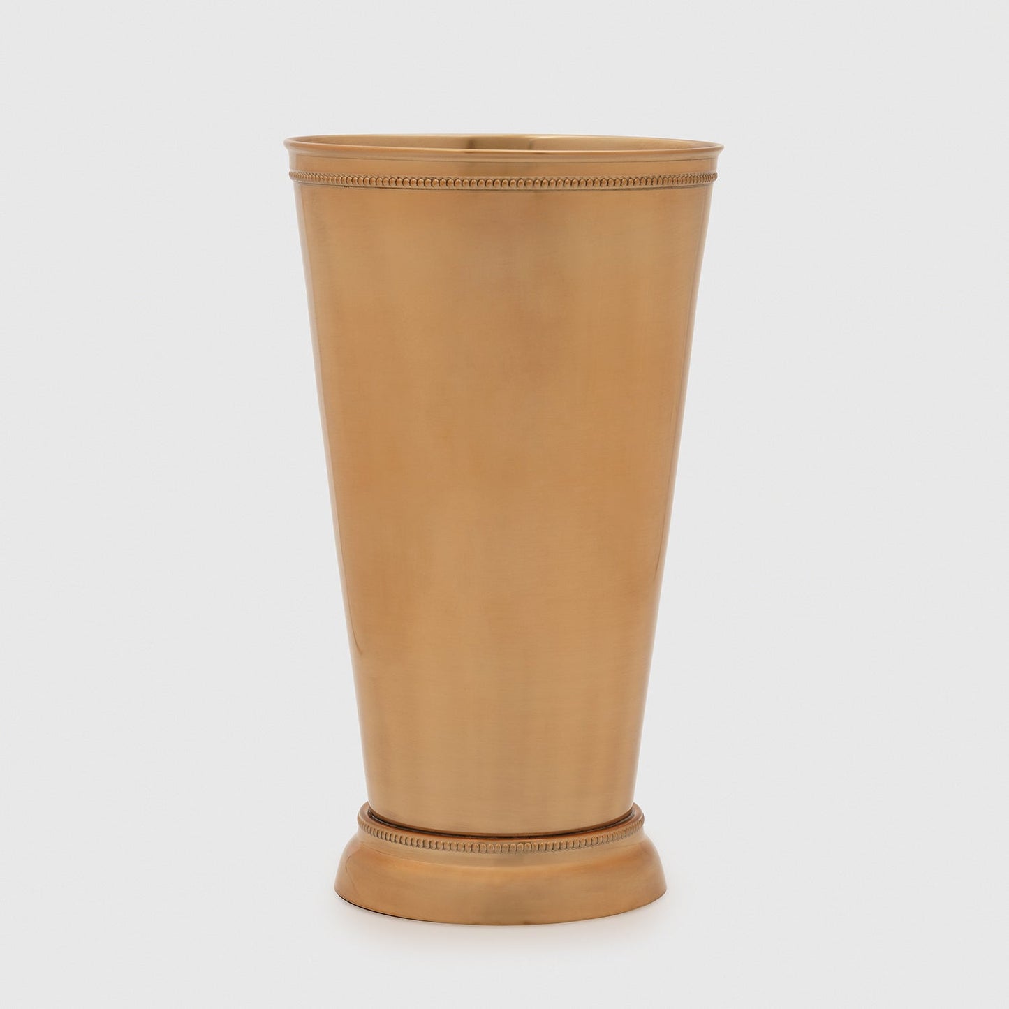 Gold Stainless Steel Cone Shaped Vase - Large