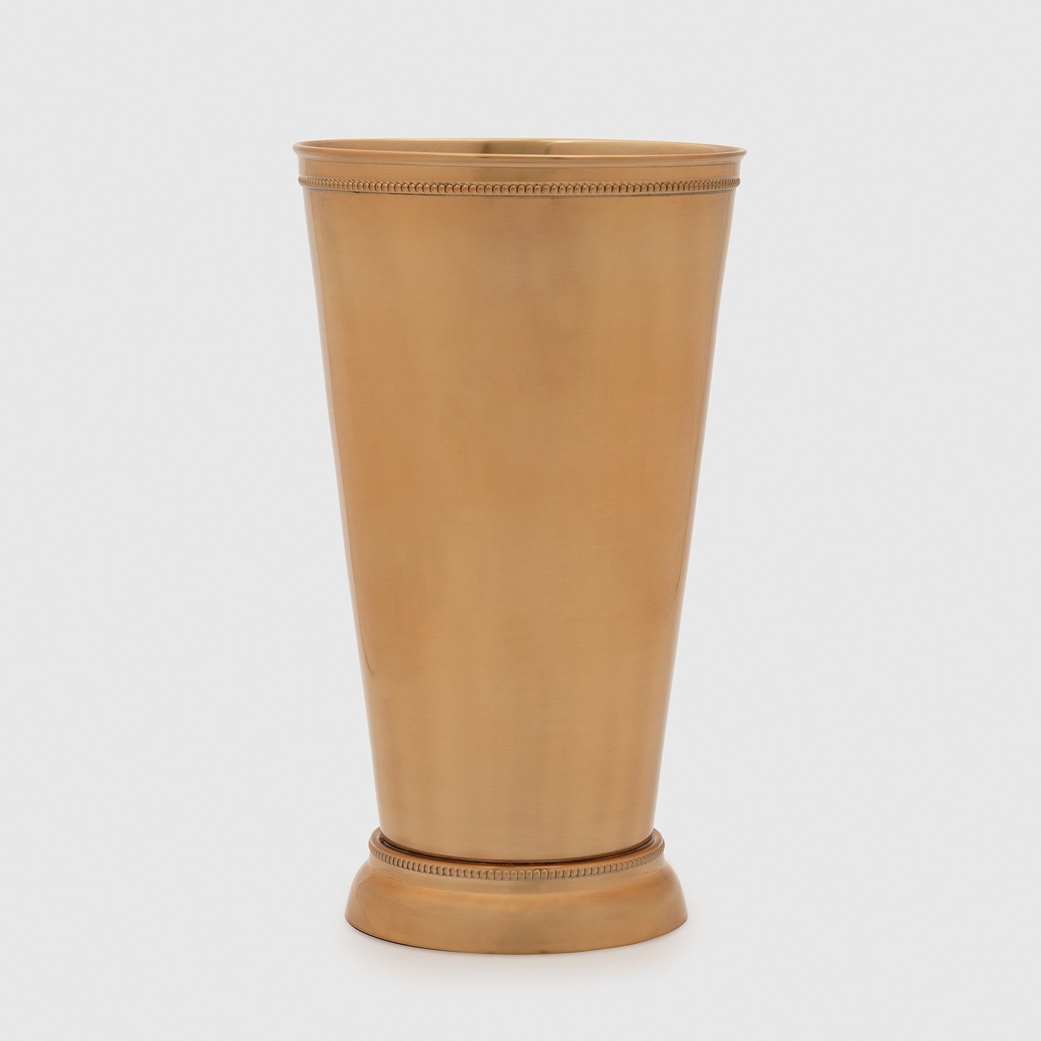 Gold Stainless Steel Cone Shaped Vase - Large