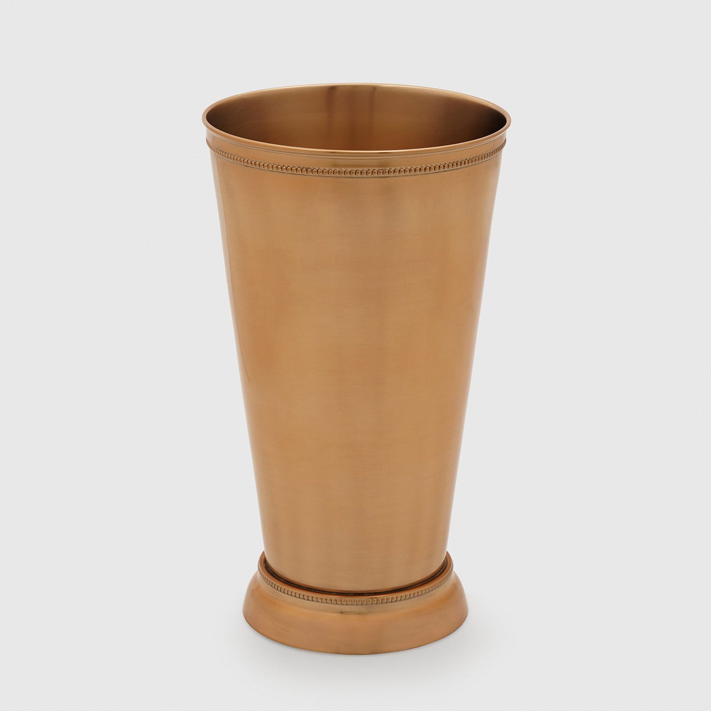 Gold Stainless Steel Cone Shaped Vase - Large