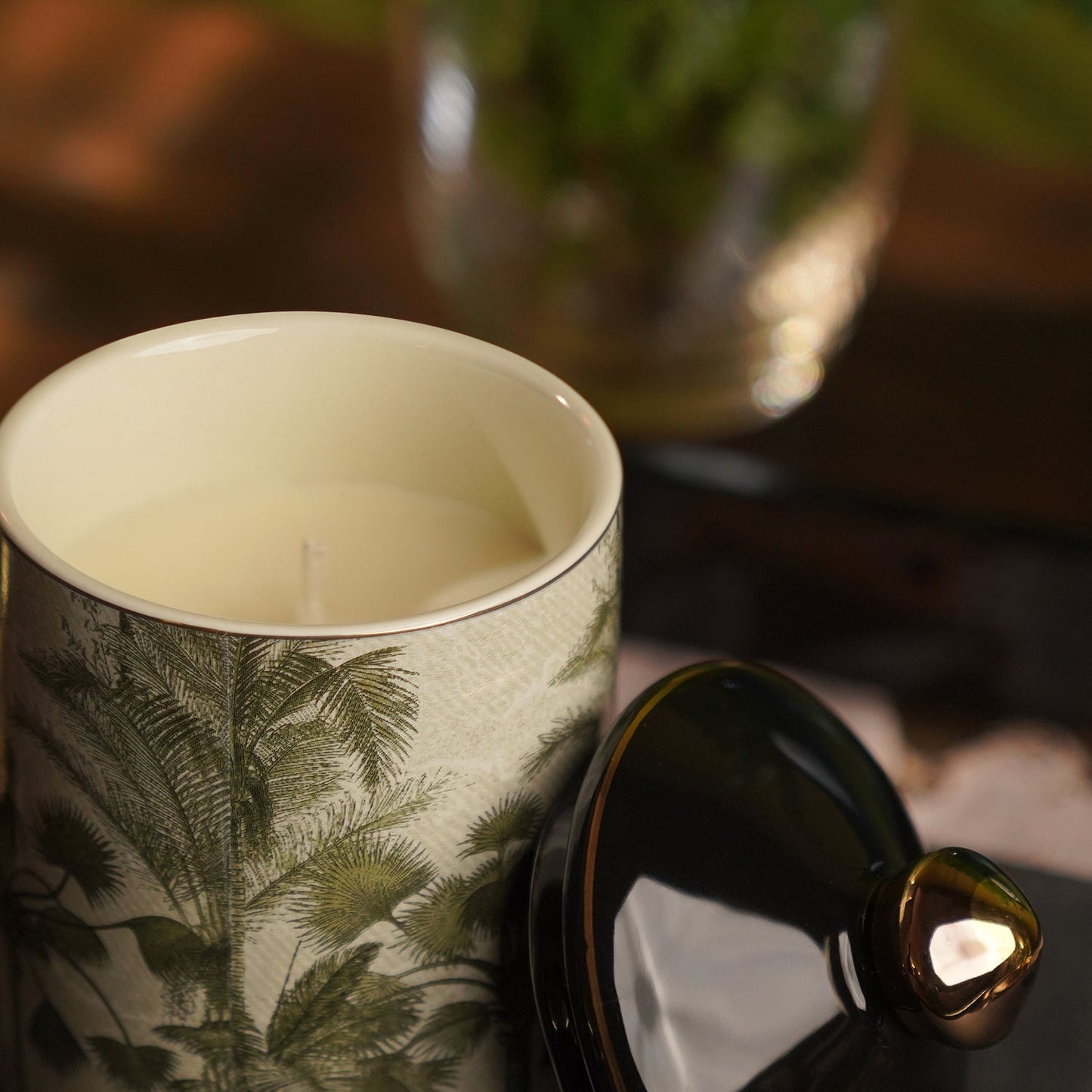Black Neroli Jasmine Palmier Candle Jar