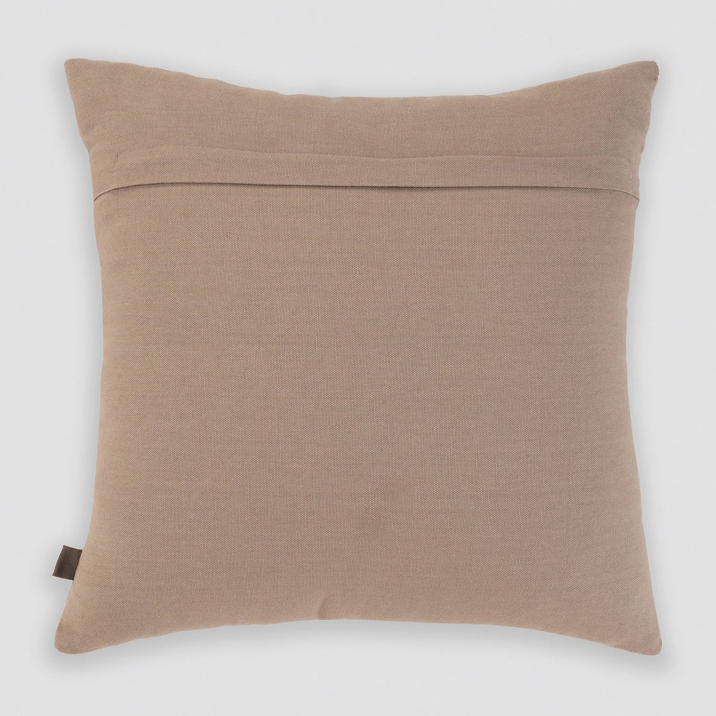 Cream Embroidered Square Cushion Cover