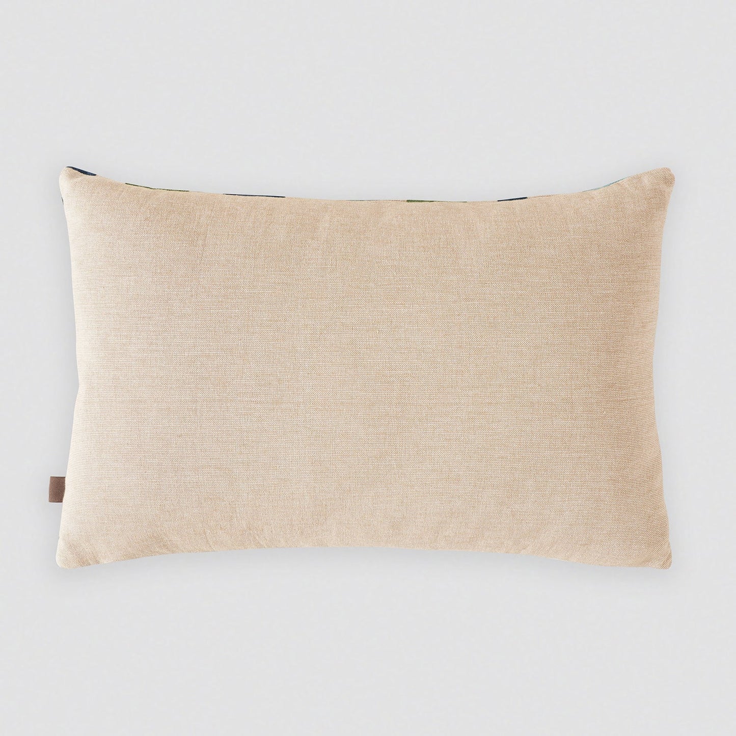 Blue and Green Bold Striped Cushion Cover