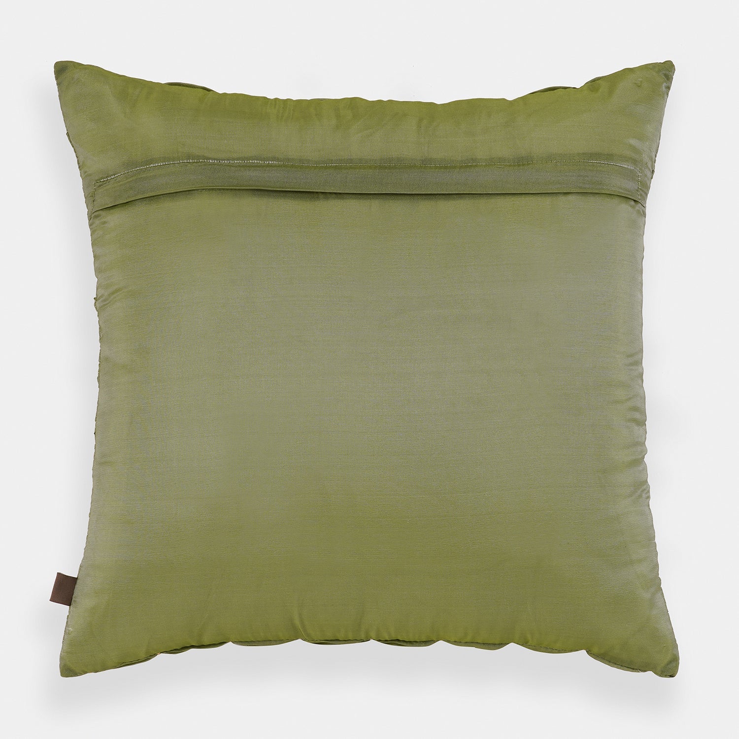 Green Textured Cushion Cover