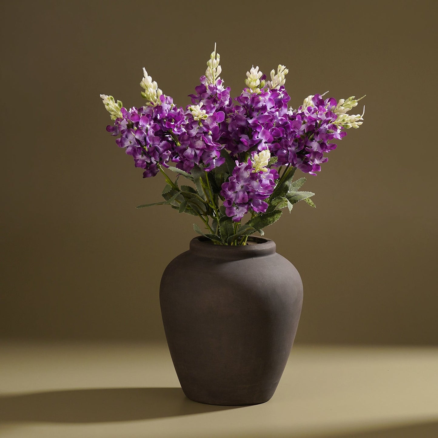 Purple Artificial Hyacinth in Pot