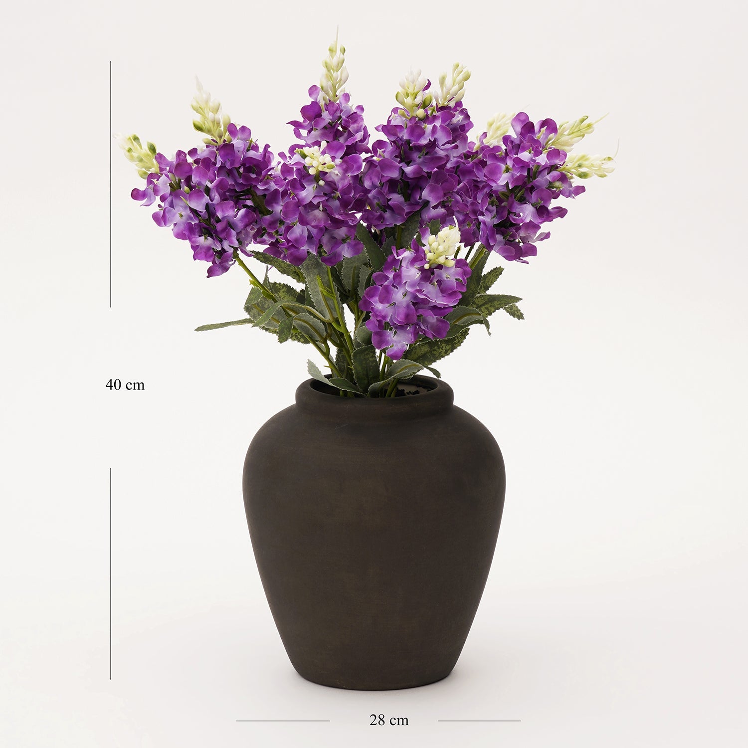 Purple Artificial Hyacinth in Pot