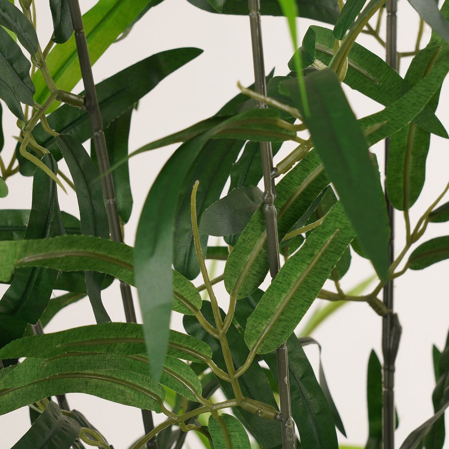 Green Faux Bamboo Potted Plant - Large