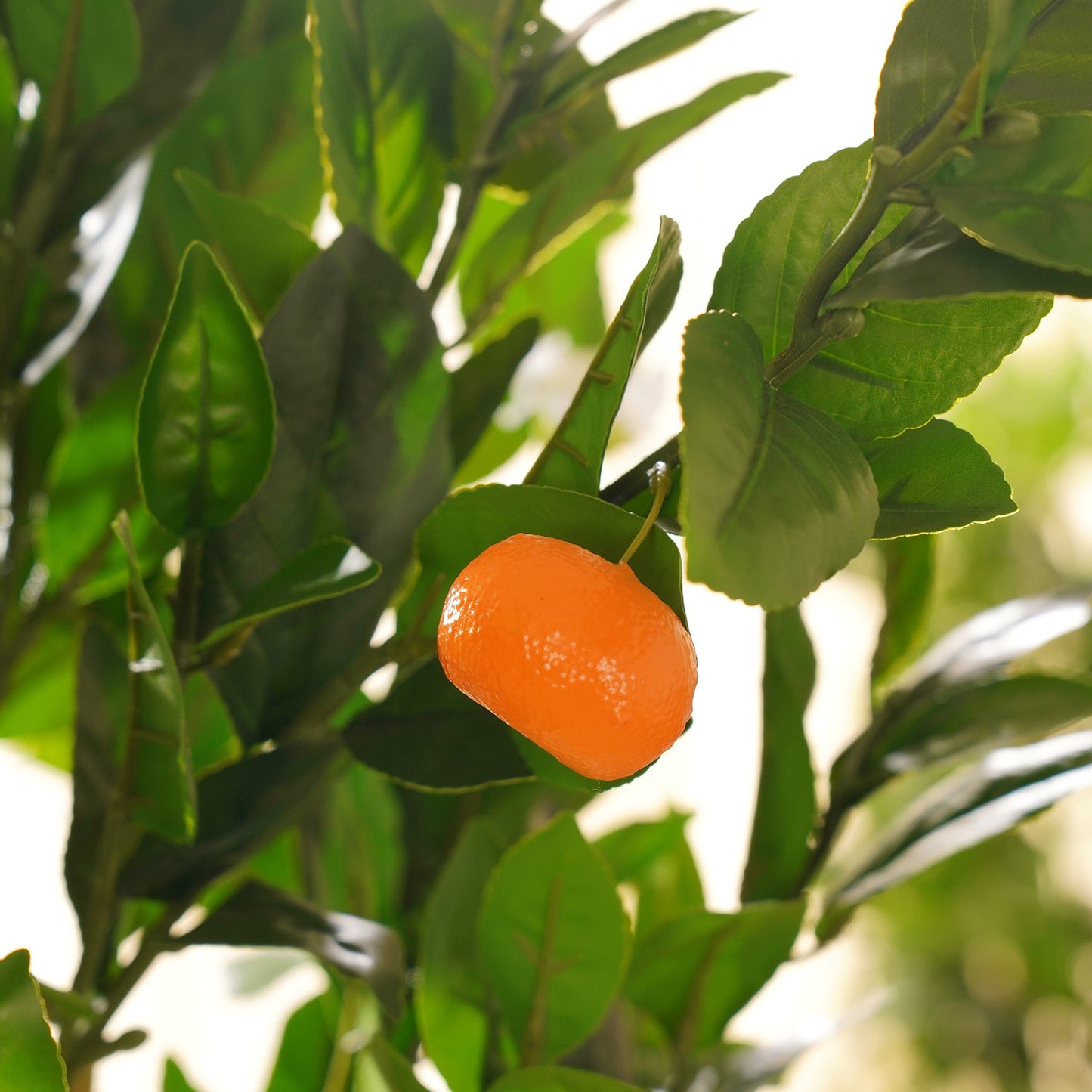 Green Orange  Faux Citrus Potted Plant - Large
