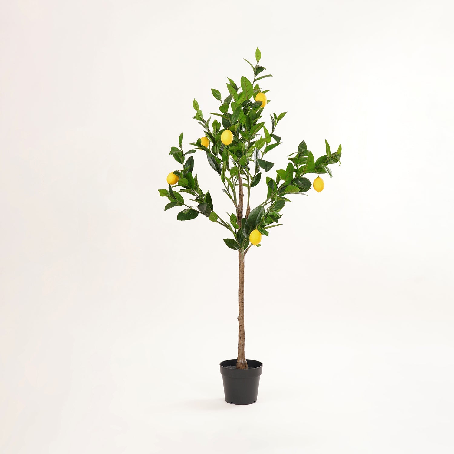 Green Yellow Faux Potted Plant - Large