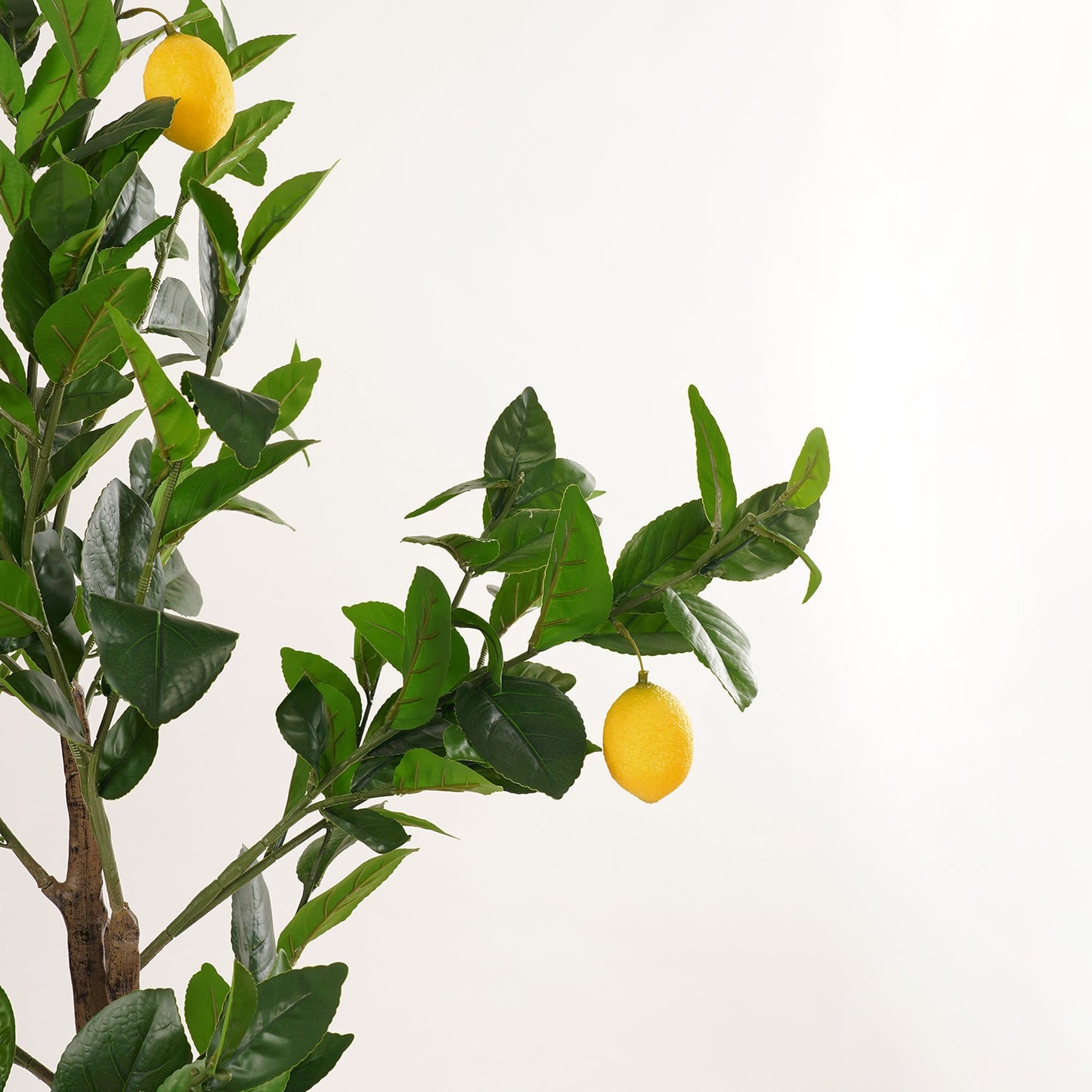 Green Yellow Faux Potted Plant - Large