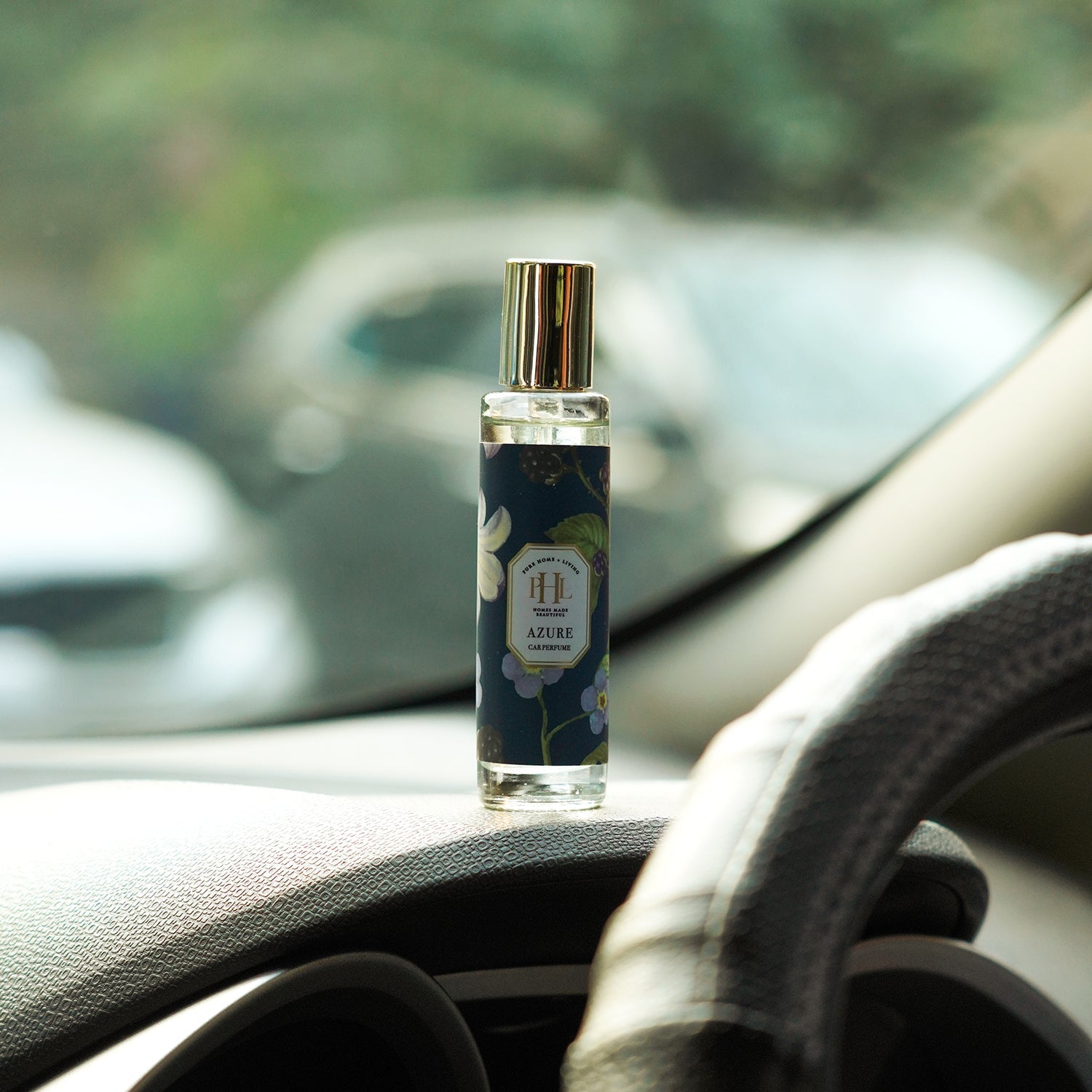 Azure Car Freshener Spray with Perfume Card