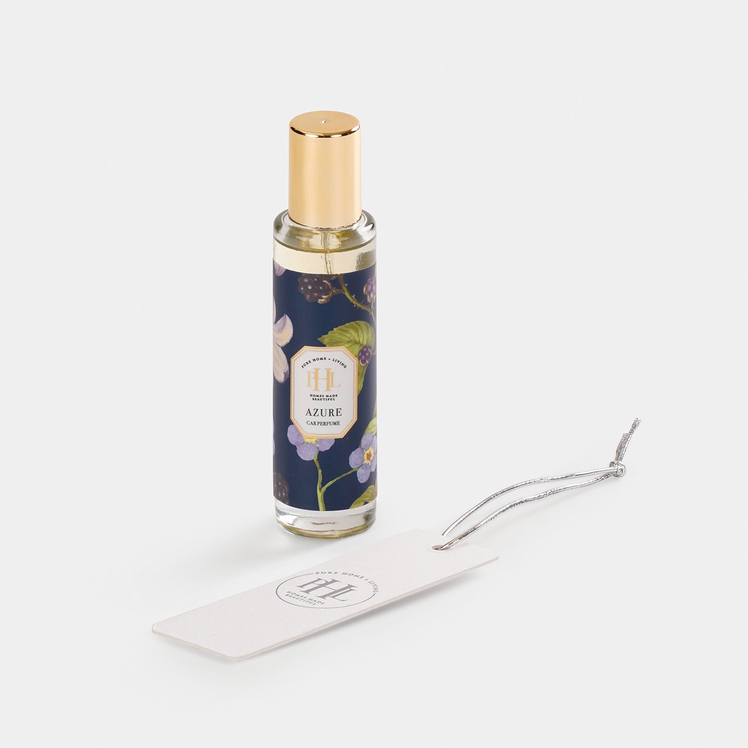 Azure Car Freshener Spray with Perfume Card