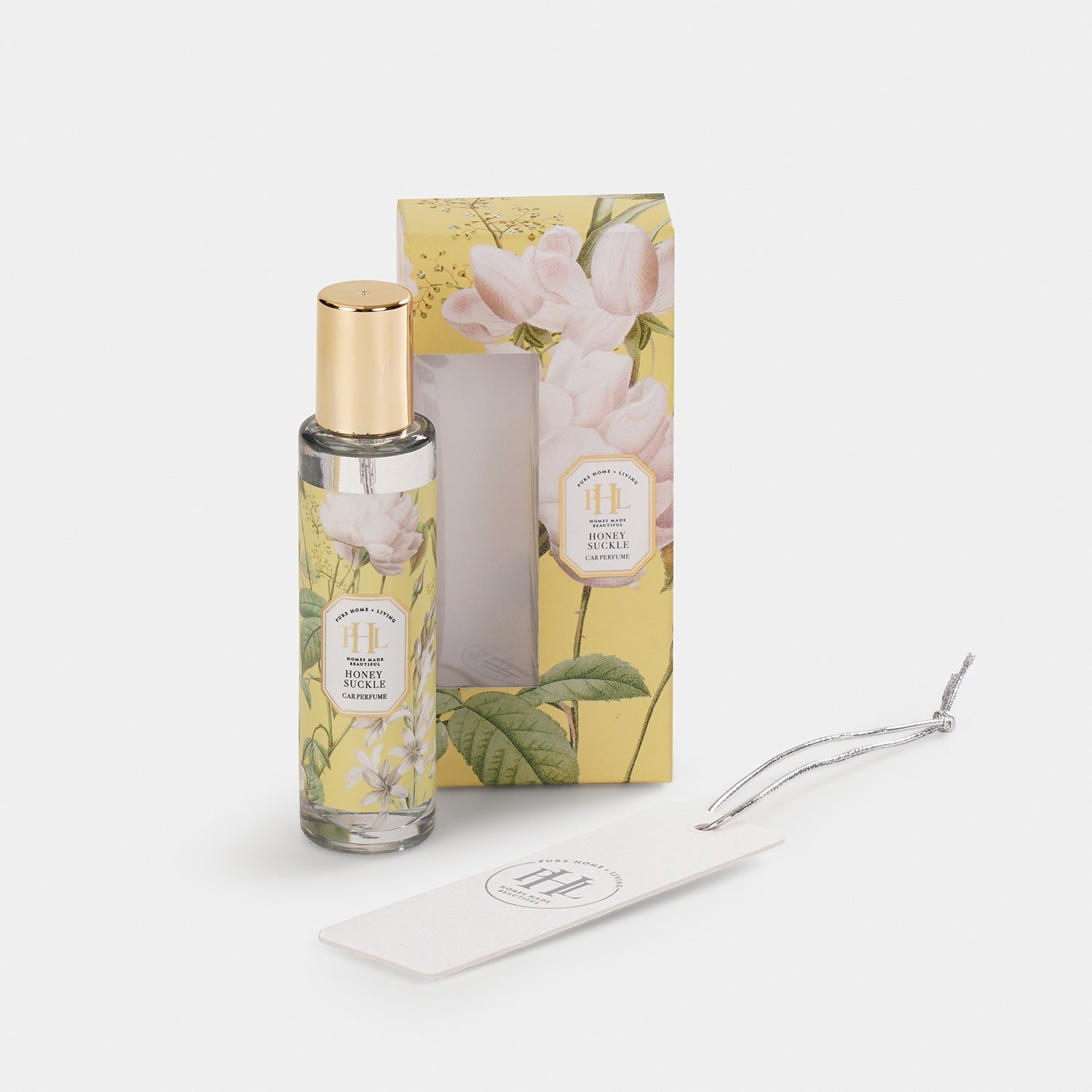 Honeysuckle Car Freshener Spray with Perfume Card