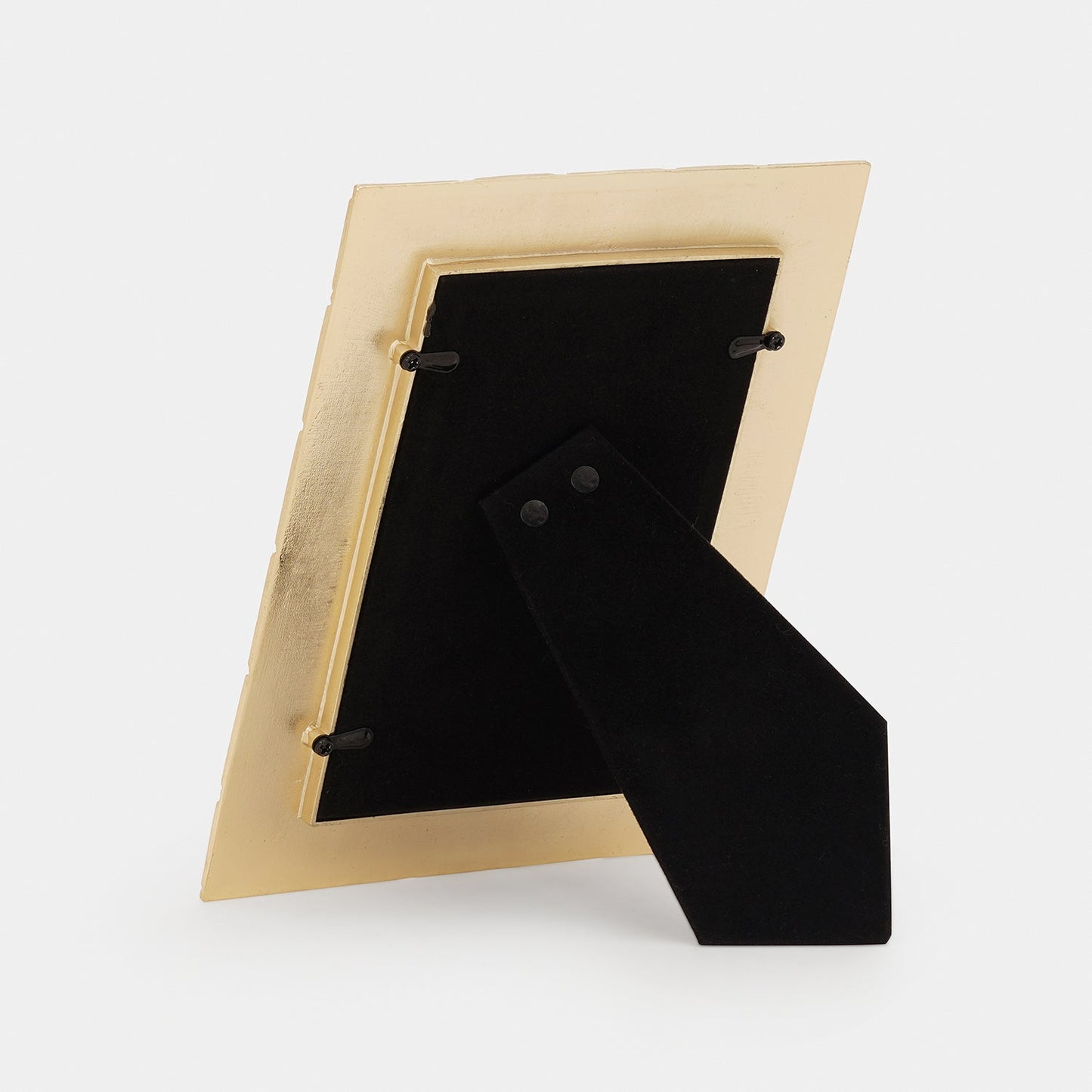 Beige Gold Plated Metal Photoframe - Small
