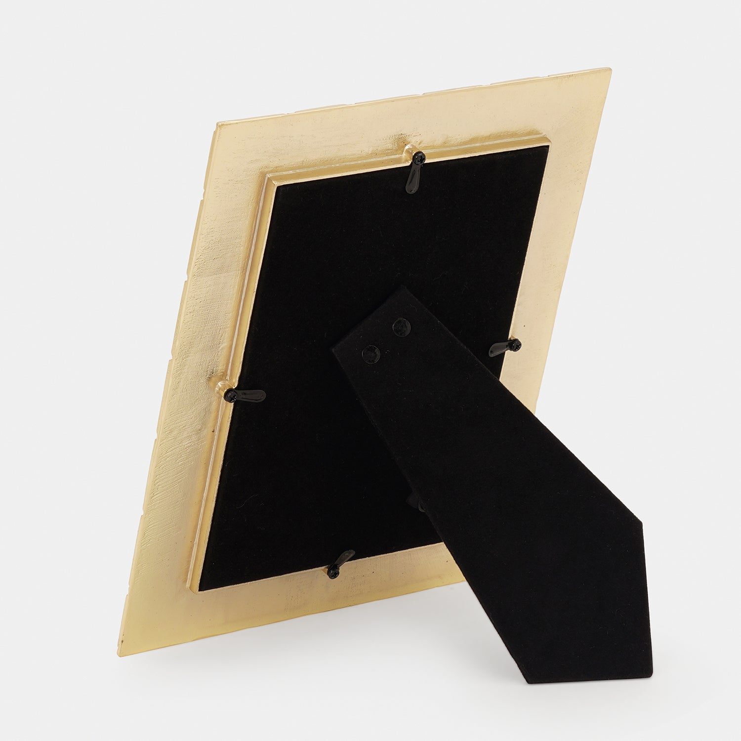 Beige Gold Plated Metal Photoframe - Large