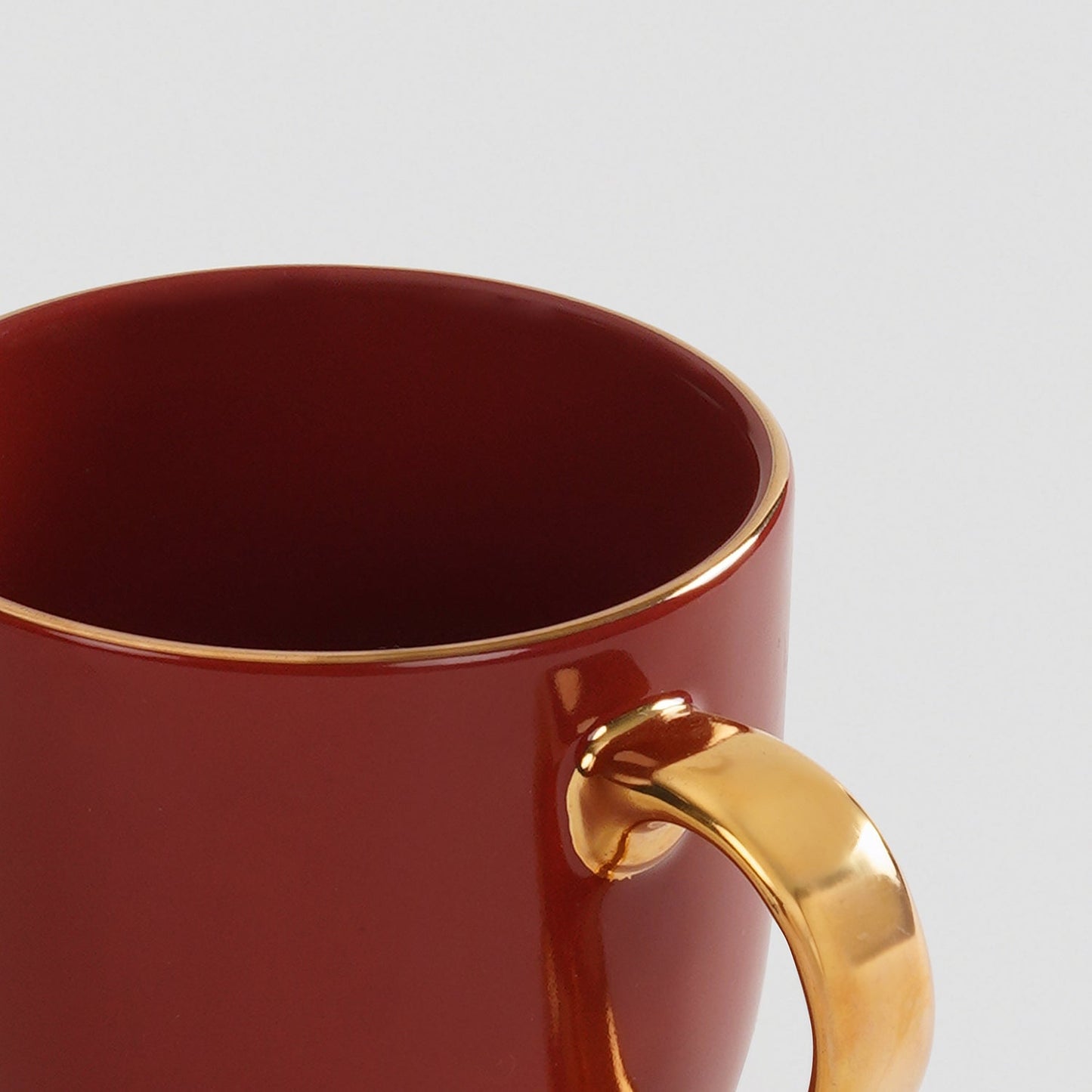 Red Porcelain Senorita Coffee Mug