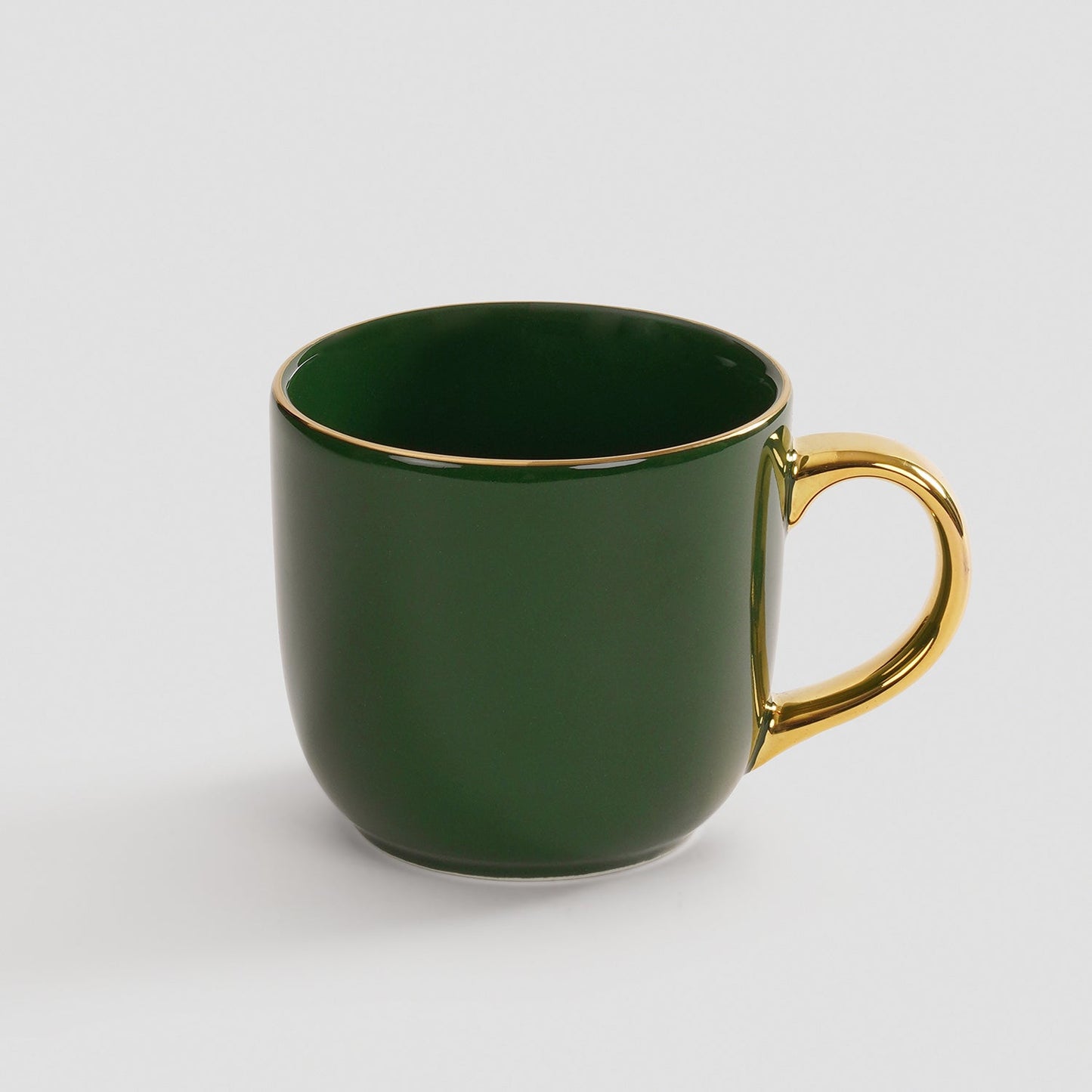 Green Porcelain Senorita Coffee Mug