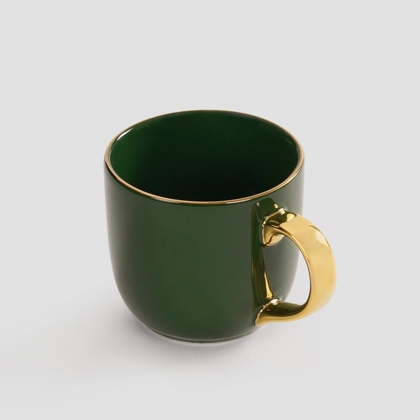Green Porcelain Senorita Coffee Mug