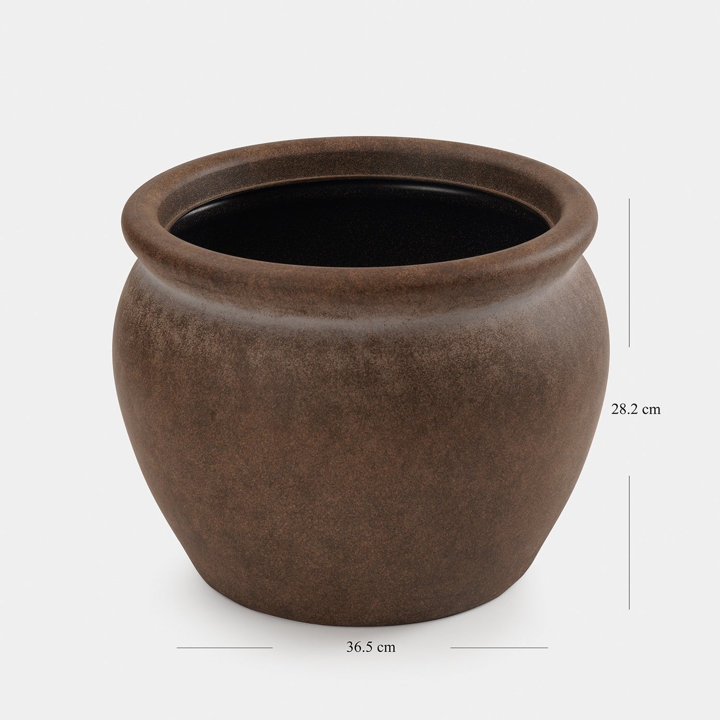Brown Recycled Plastic Pot