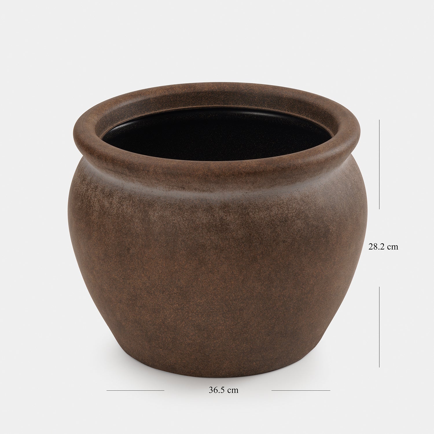 Brown Recycled Plastic Pot