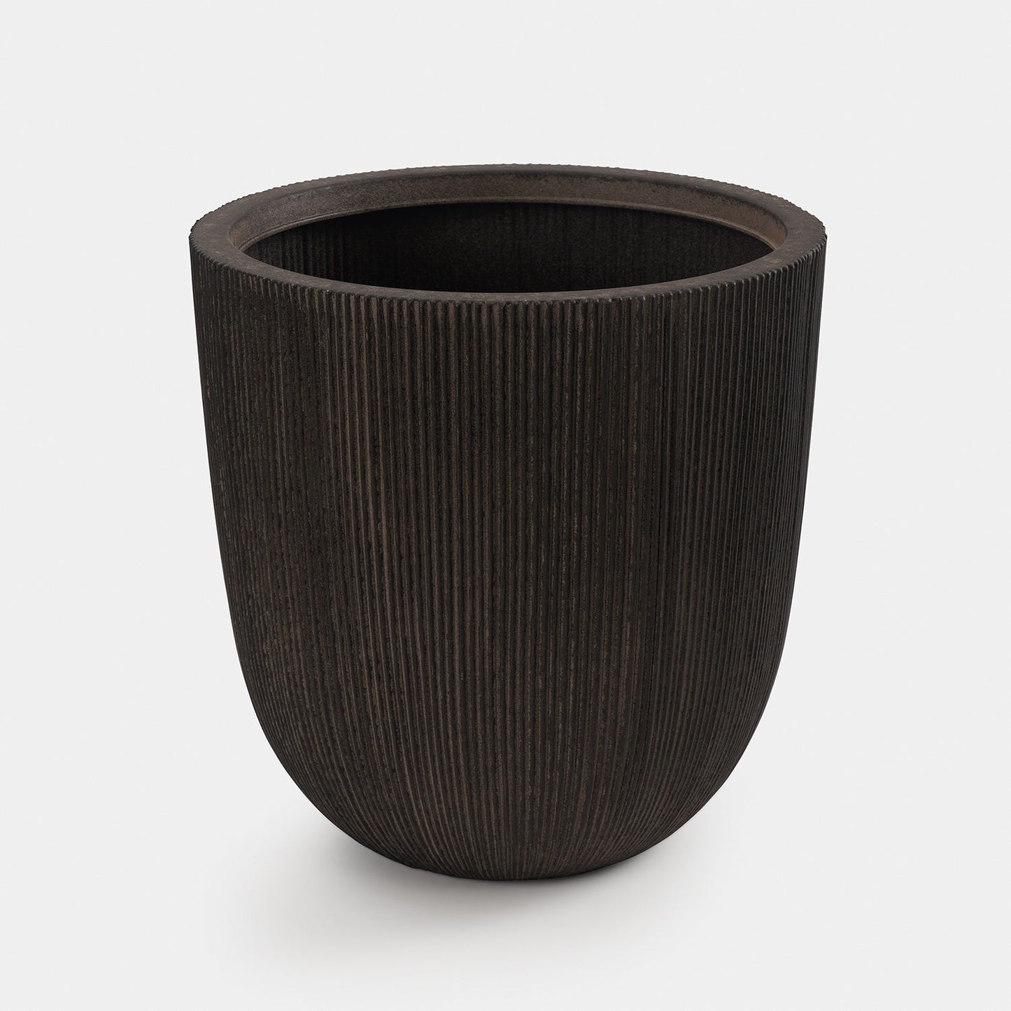 Black Recycled Plastic Pot - Medium
