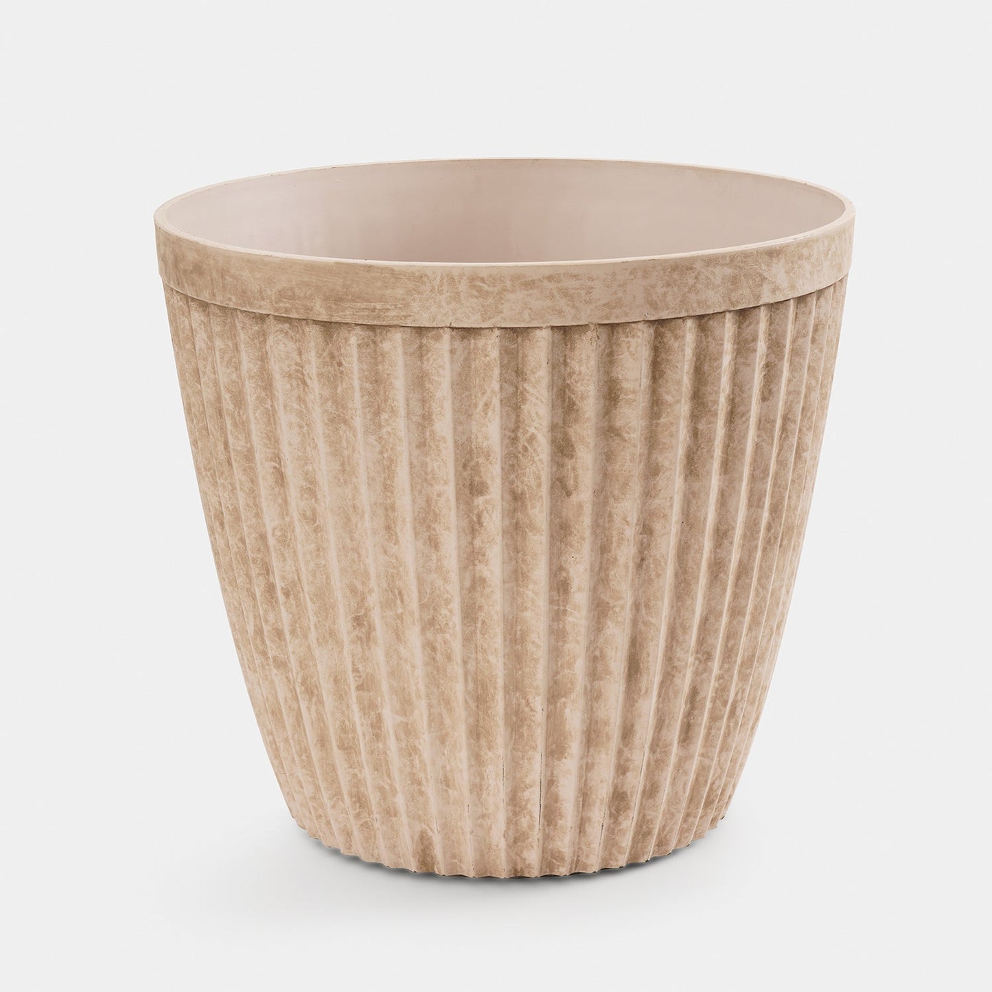 Ivory Recycled Plastic Pot - Medium
