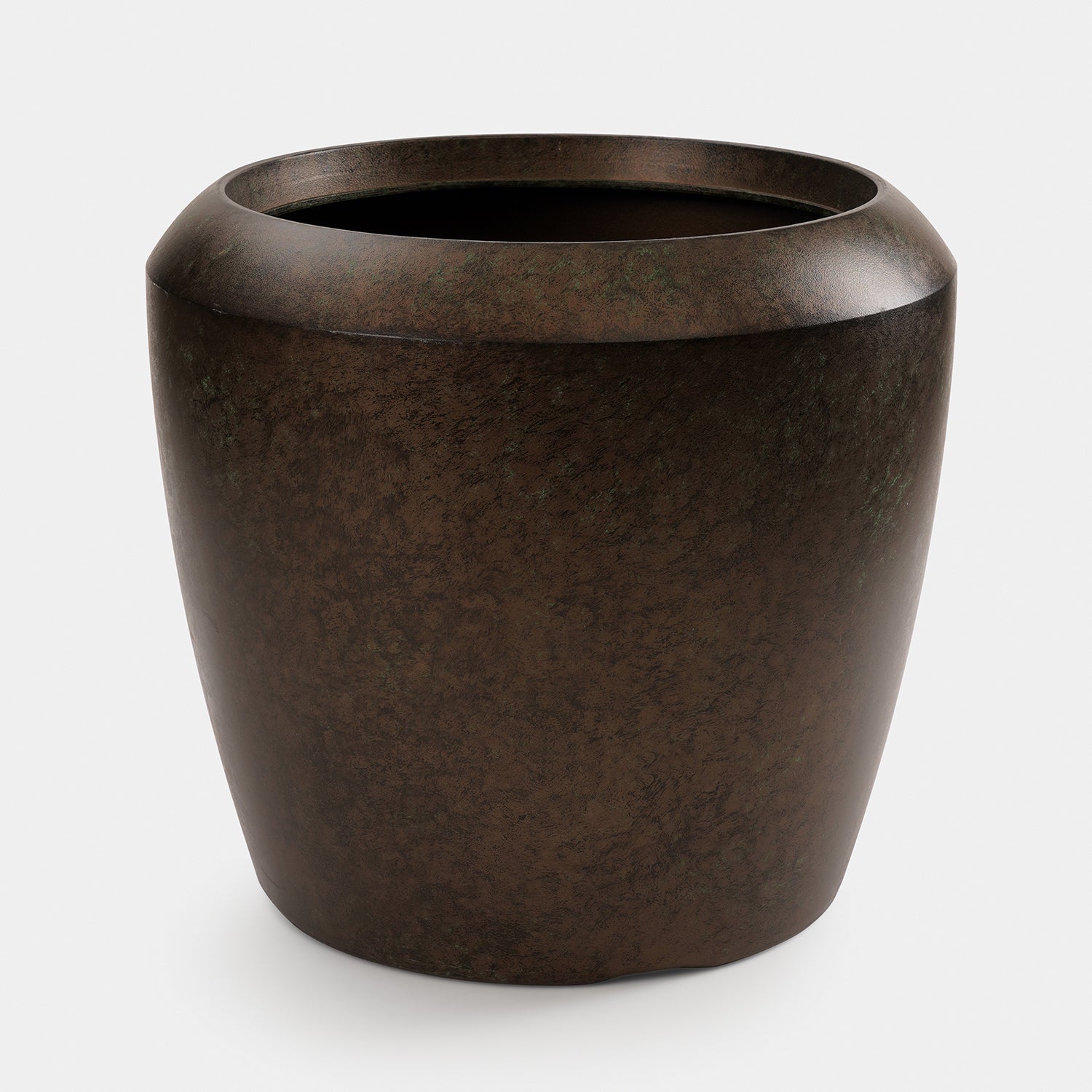 Brown Recycled Plastic Pot - Large