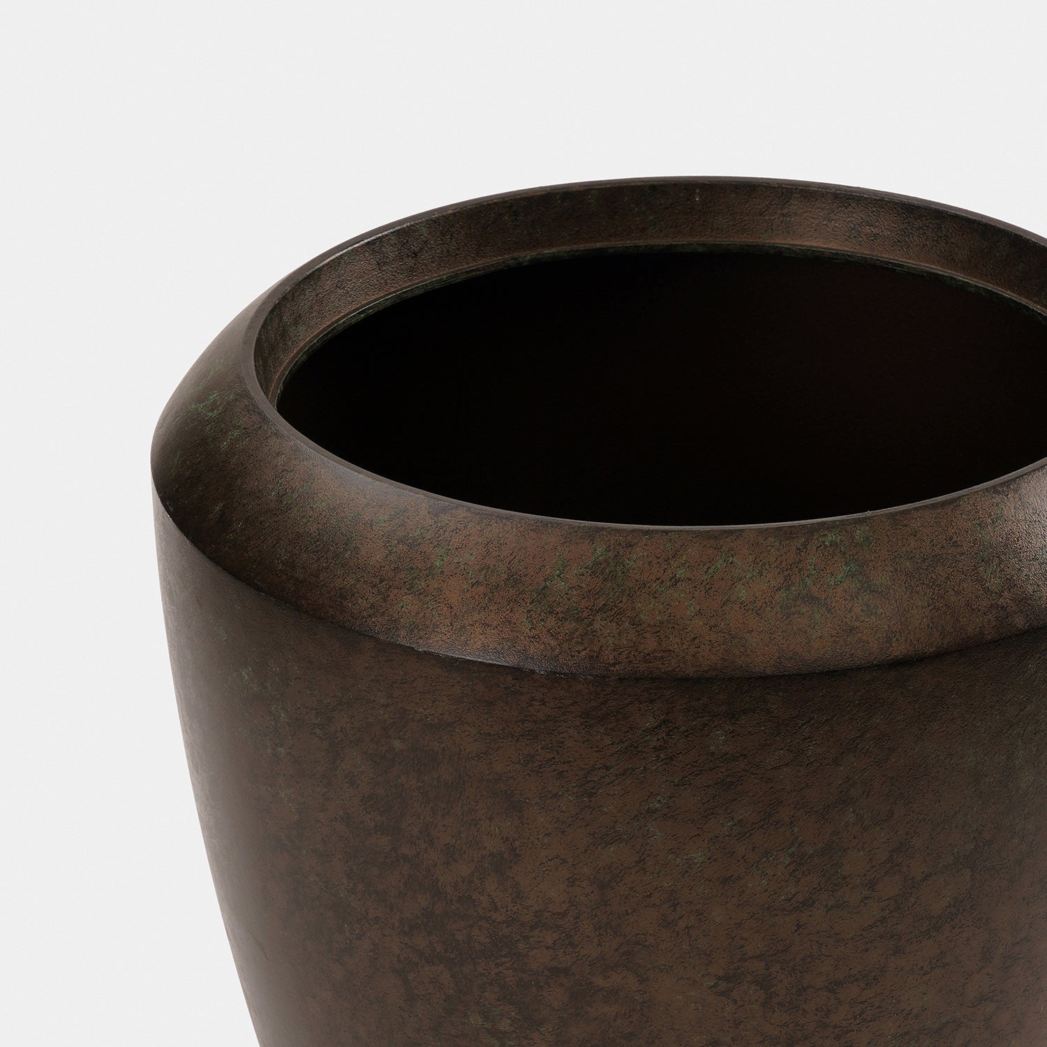 Brown Recycled Plastic Pot - Large