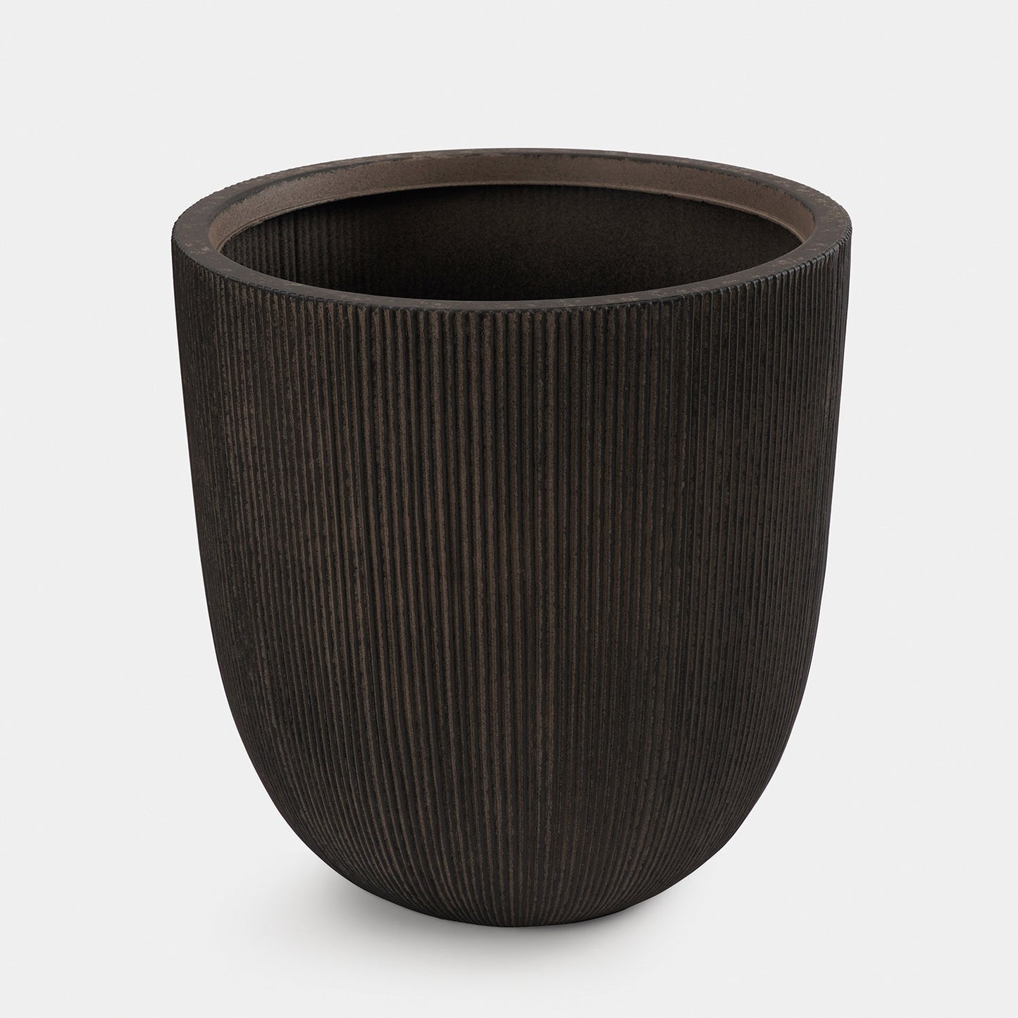Black Recycled Plastic Pot - Large