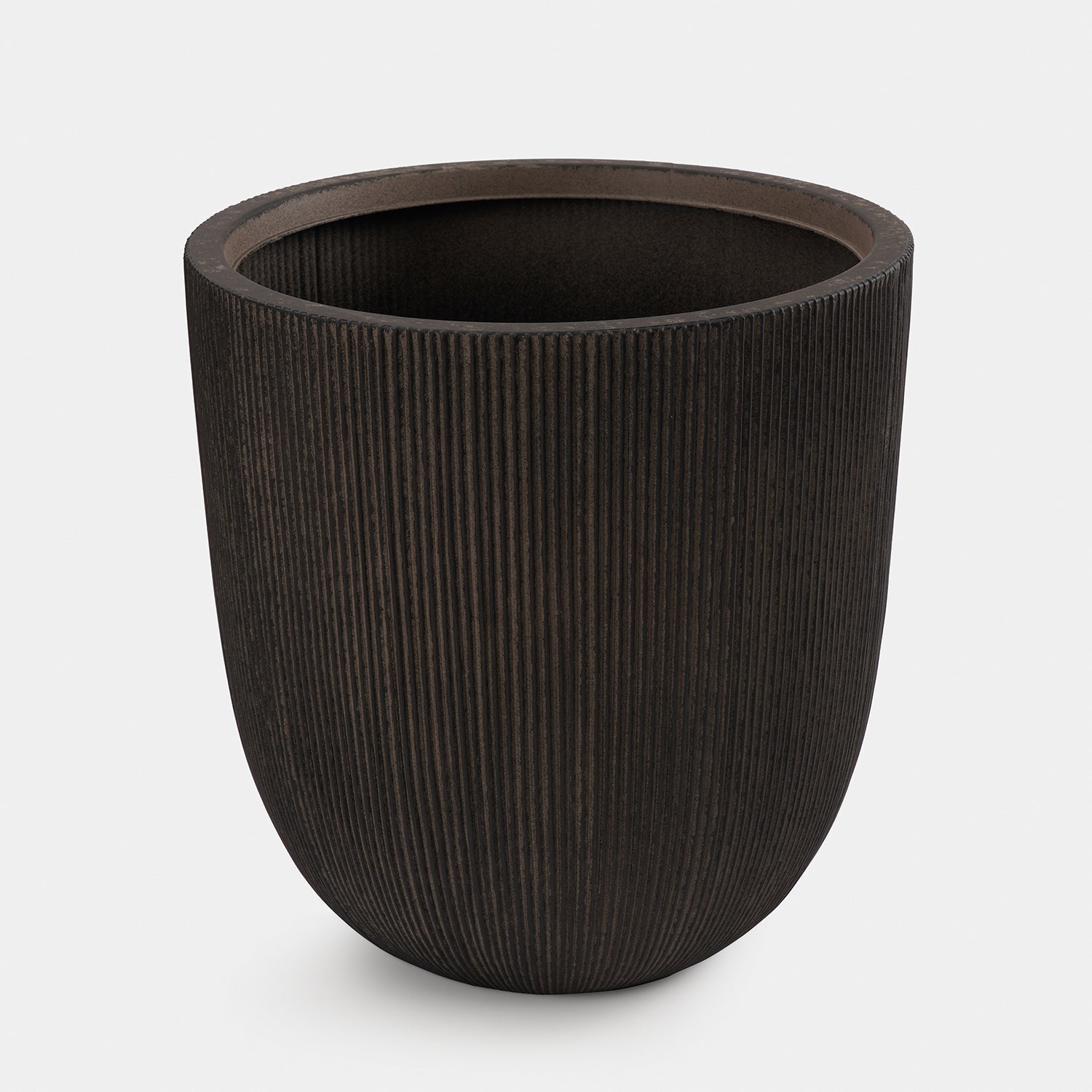 Black Recycled Plastic Pot - Large