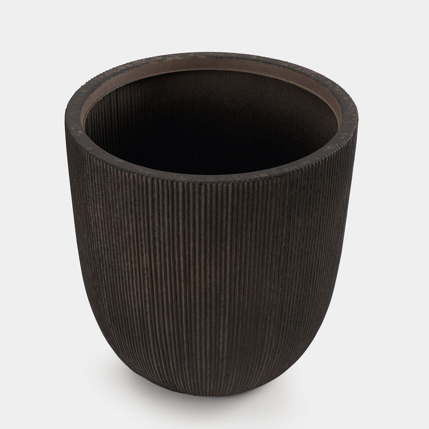 Black Recycled Plastic Pot - Large